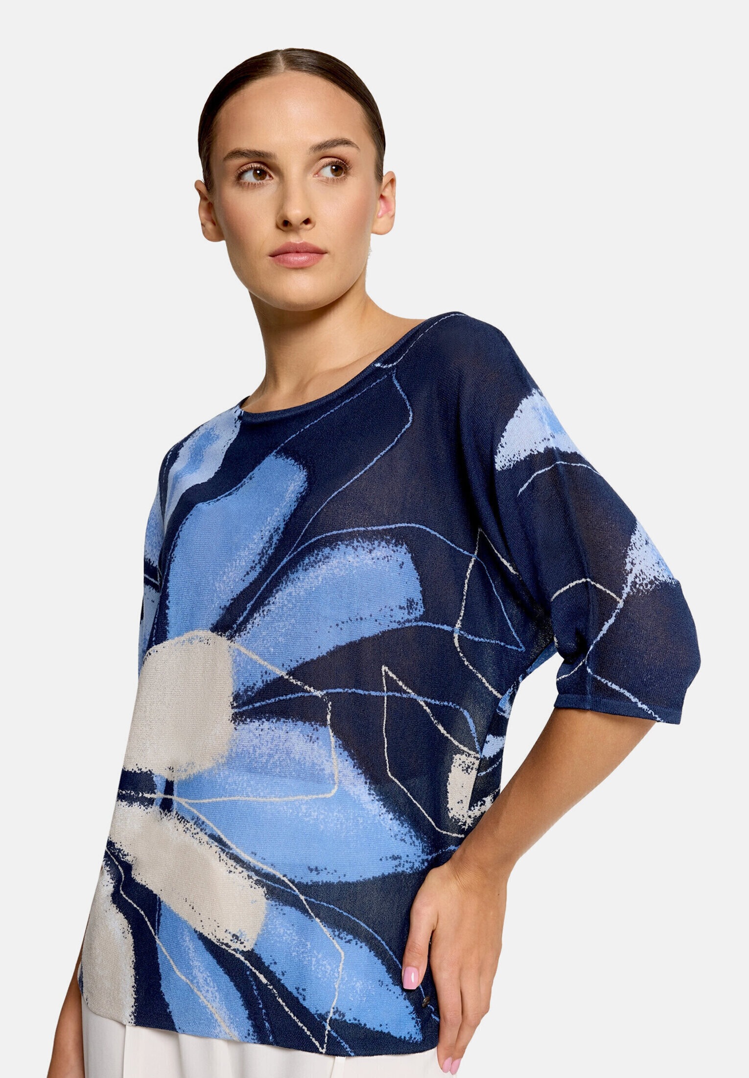 Betty&Co Strickpullover »Damen mit Print« 1 Stk. Druck