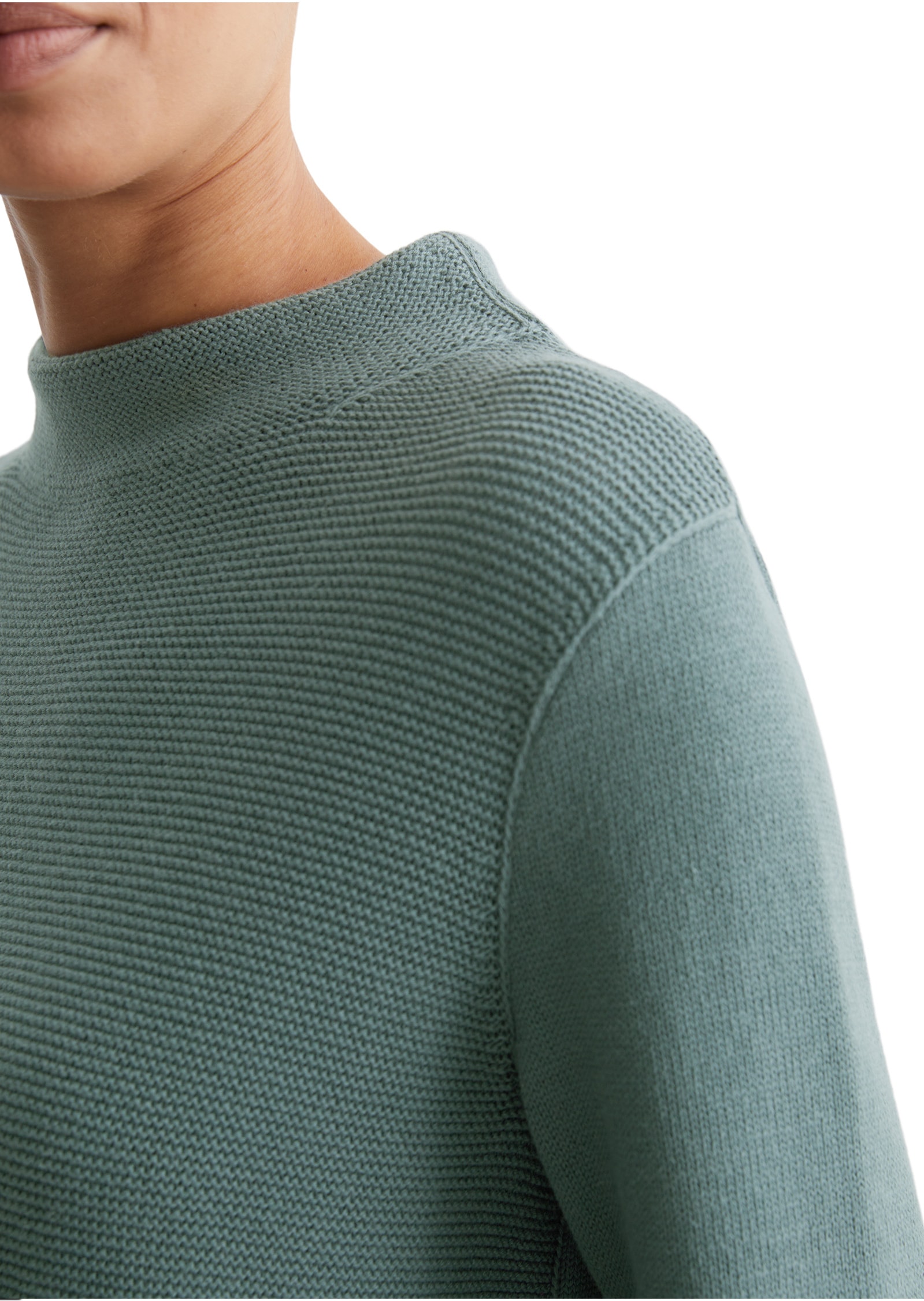 Marc O'Polo Stehkragenpullover »aus Organic Cotton«