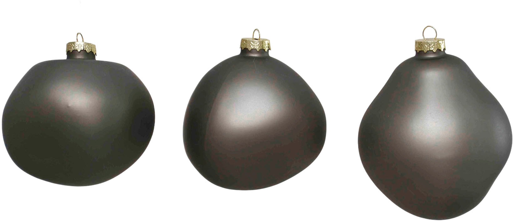 Leonique Weihnachtsbaumkugel "Birdelle matt, Weihnachtsdeko, Christbaumschmuck, Christbaumkugeln", (Set, 3 St.), Baumkug