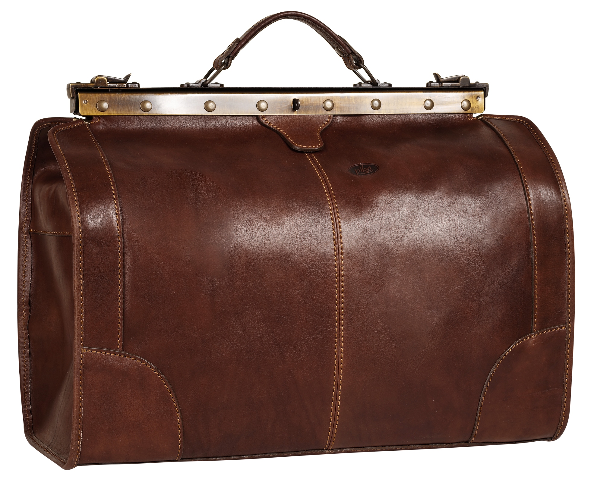 Piké Reisetasche »LOMBARDIA MEDIUM«, echt Leder, Made in Italy