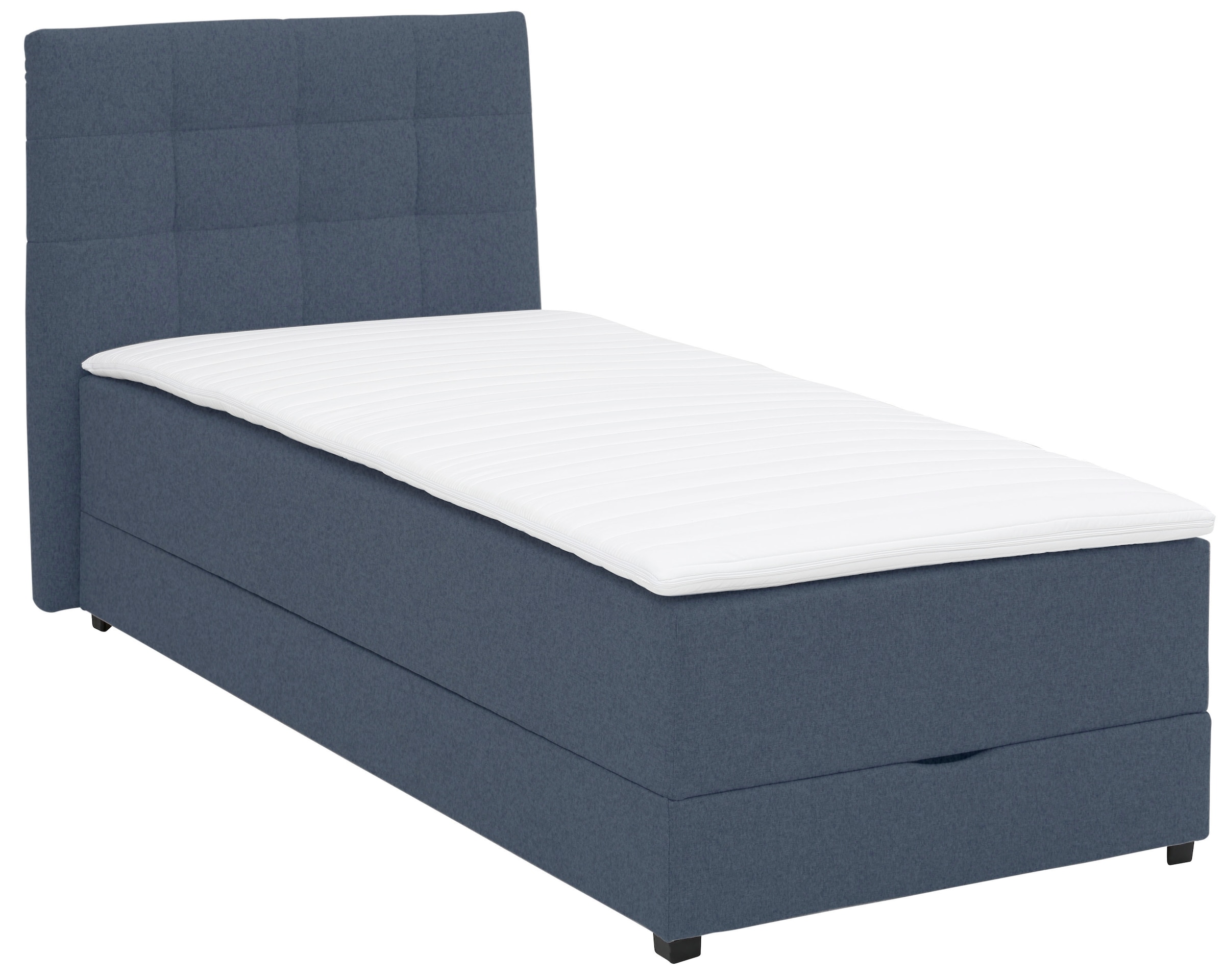 Lüttenhütt Boxbett »Mieke« incl. Bettkasten und Topper, Bezug imprägniert, 2 Breiten