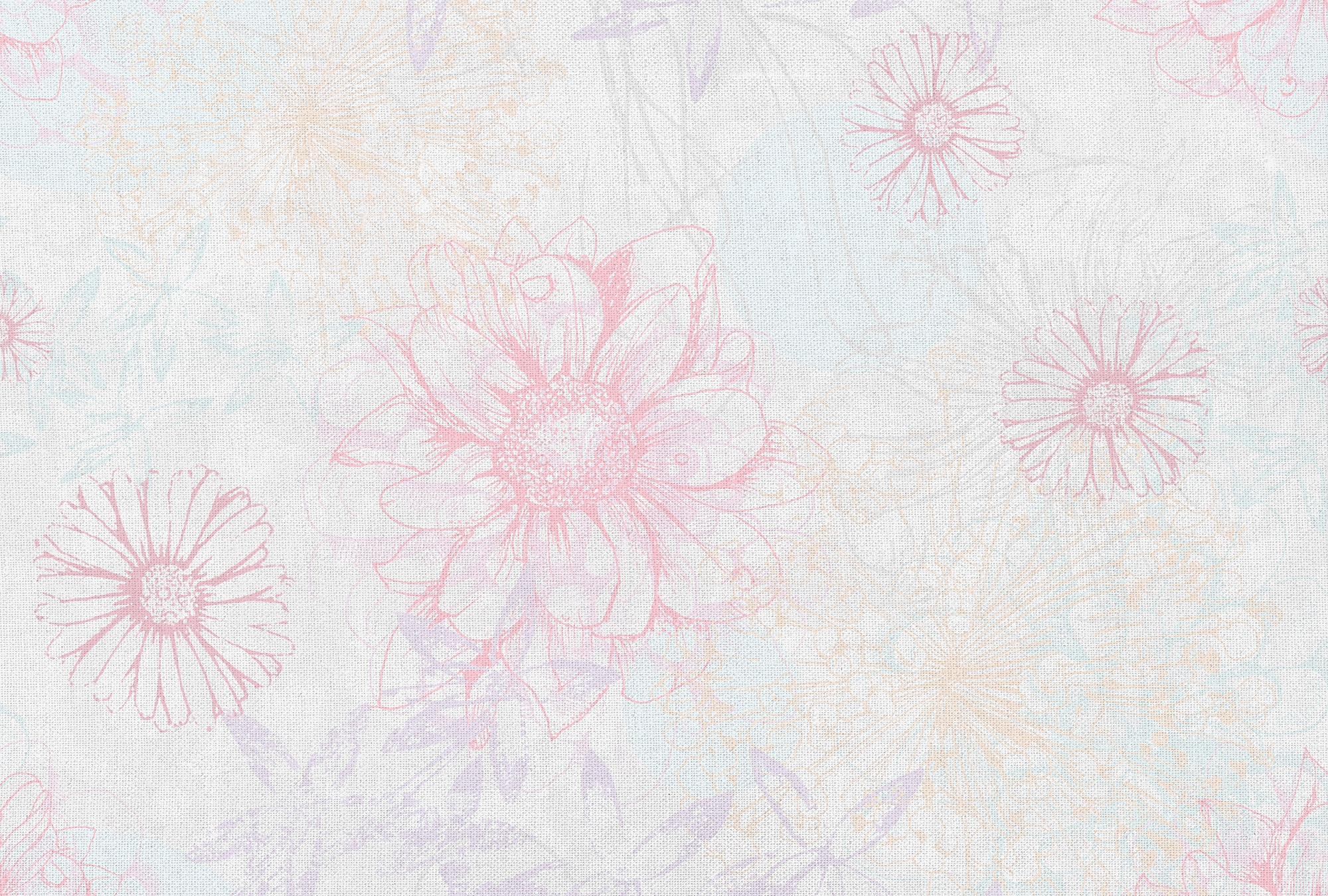 Architects Paper Fototapete "Atelier 47 Flower Artwork 2" floral glatt Vlies, Wand, Schräge, Decke