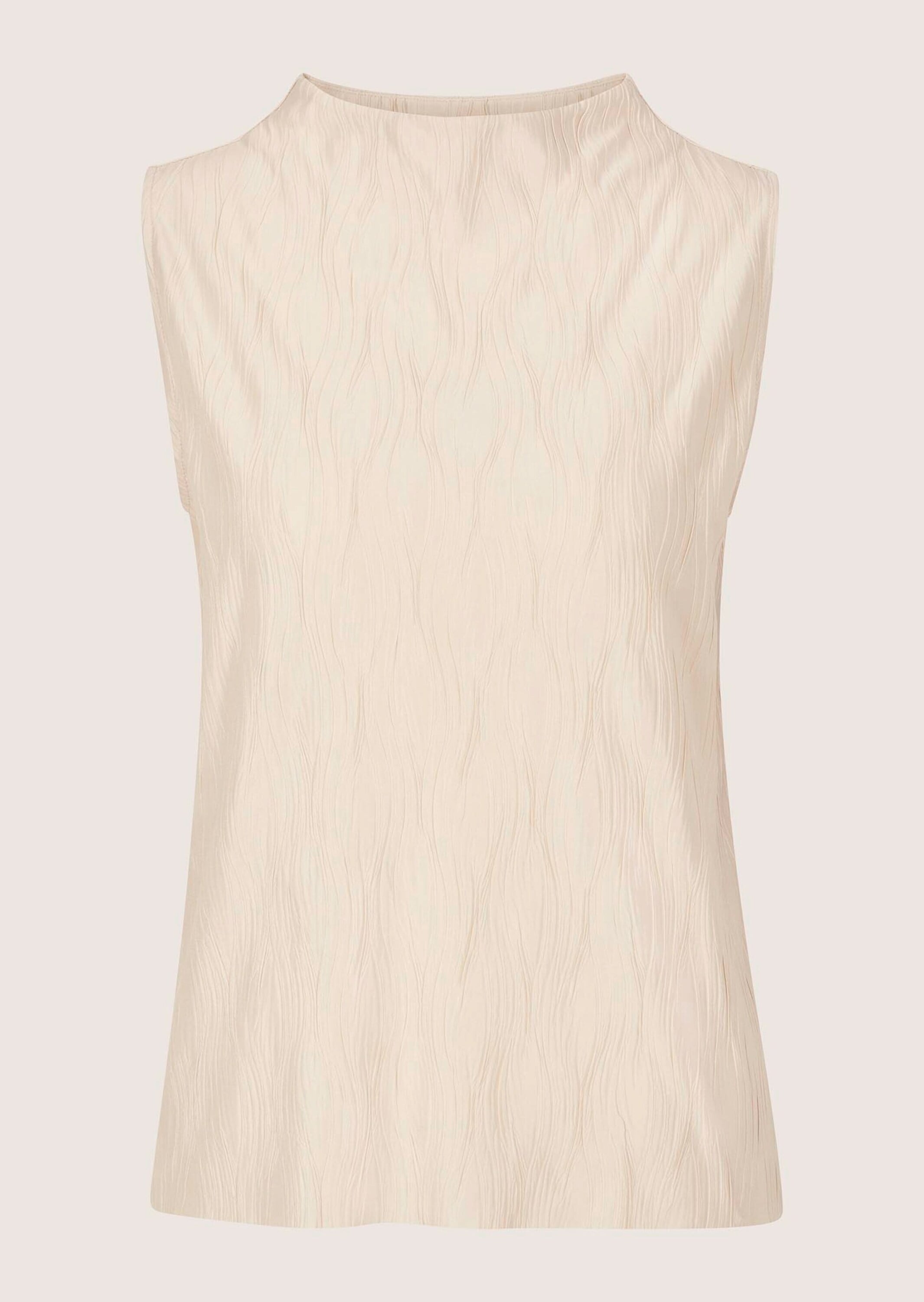 MADELEINE Kurzarmshirt "Shirt Kurzarm-Bluse mit Stehkragen, strukturiert" O günstig online kaufen