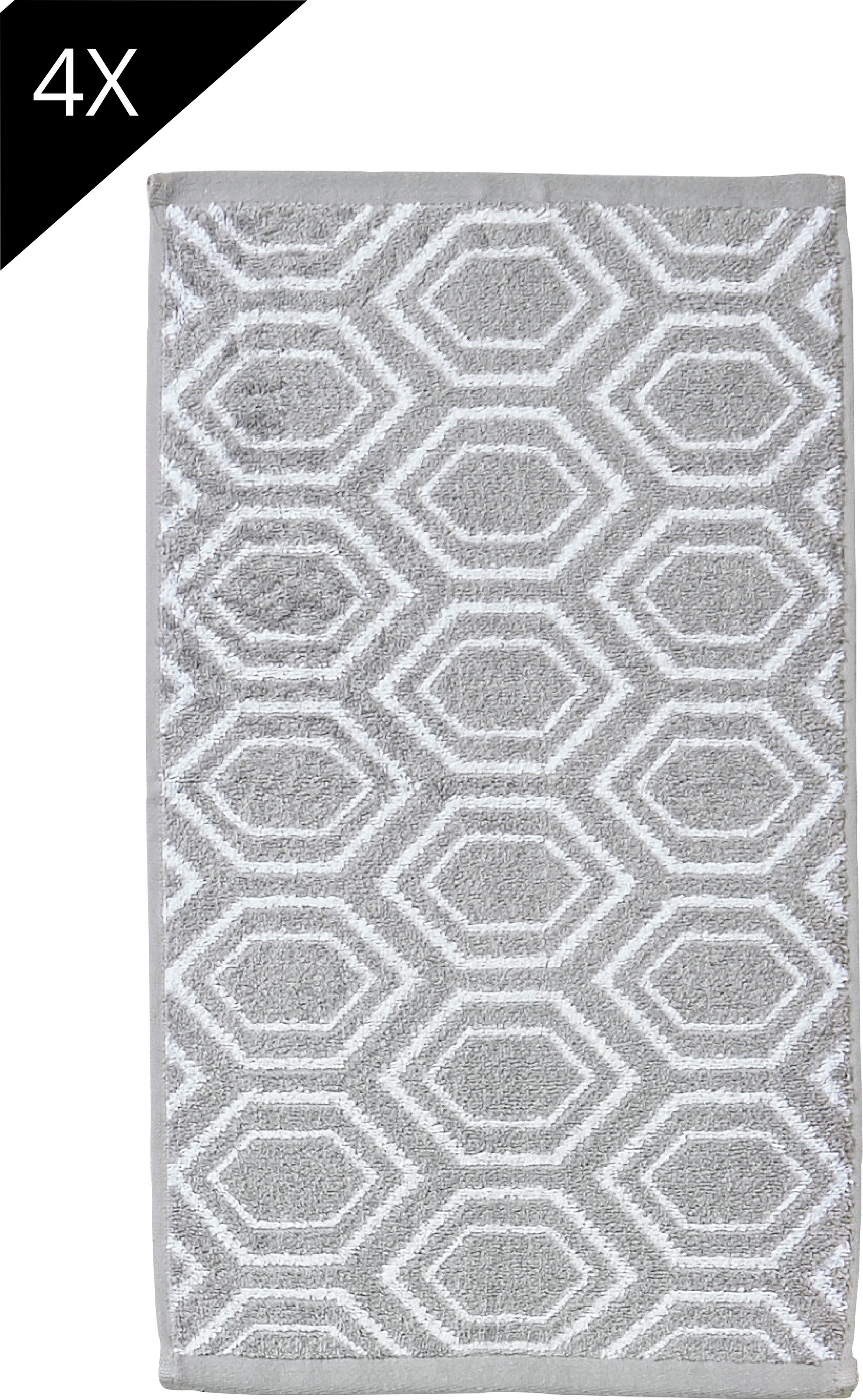 done. Handtuch Set "Ethno 4x Gästetücher (30x50 cm)" Gästehandtücher, Jacqu günstig online kaufen