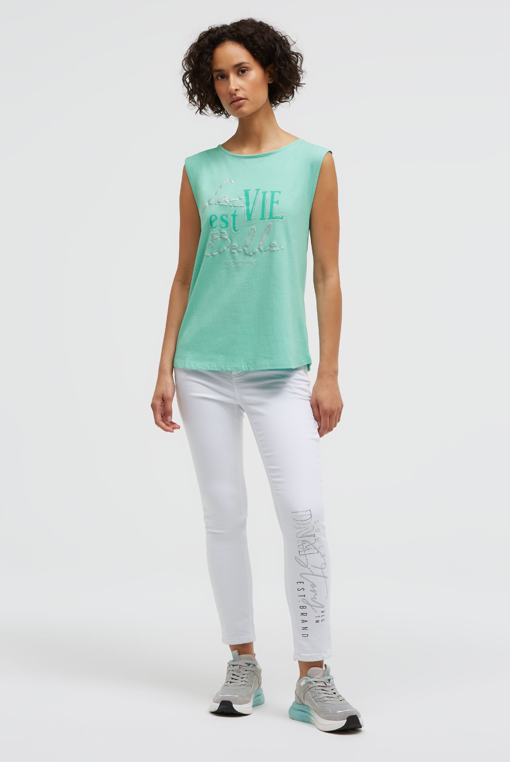 SOCCX Tanktop aus Baumwolle