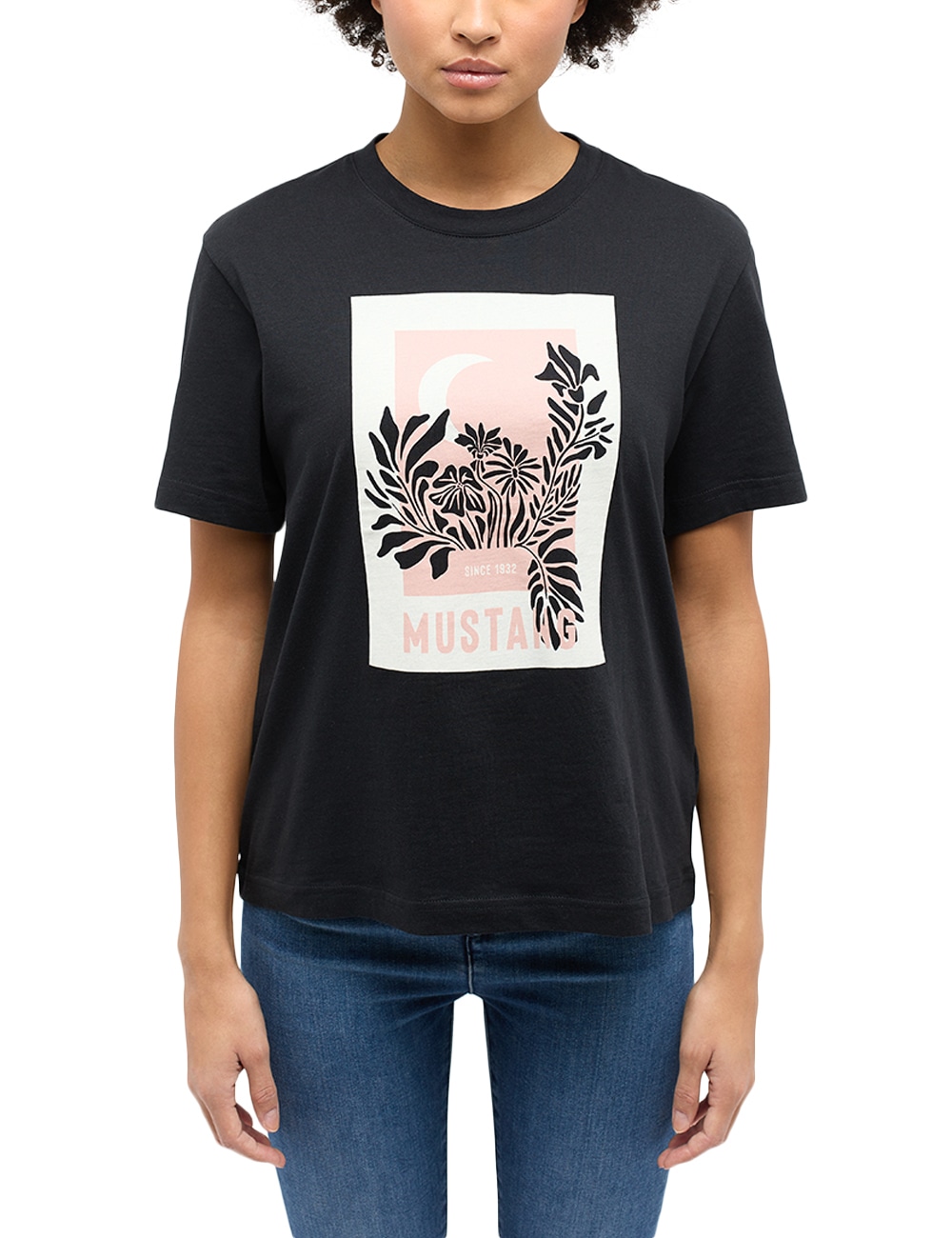MUSTANG Kurzarmshirt »Print-Shirt« für kaufen | BAUR