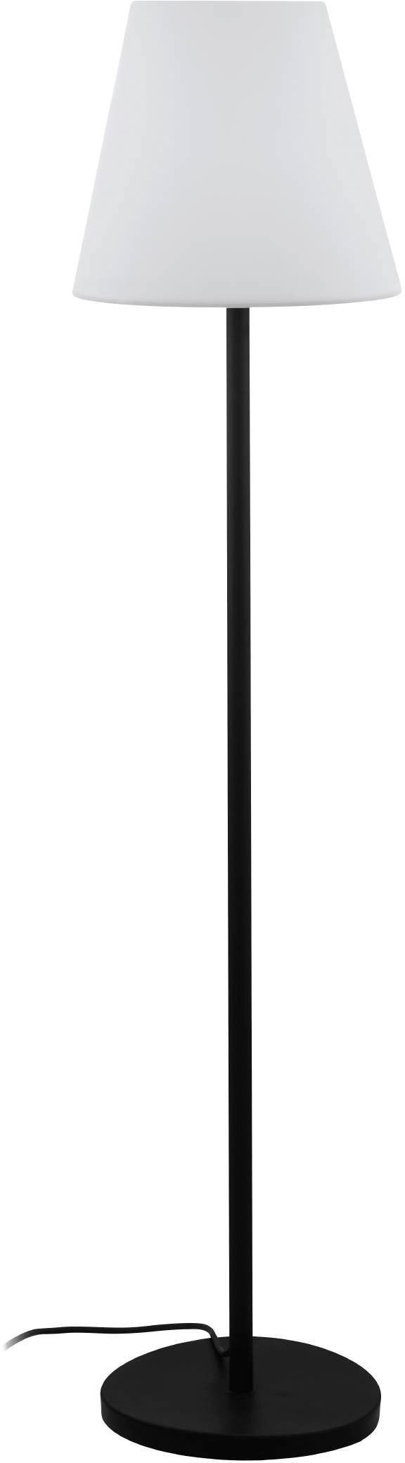 Stehlampe »ALGHERA«, Stehleuchte in schwarz aus Kunststoff - exkl. E27 - 1X15W