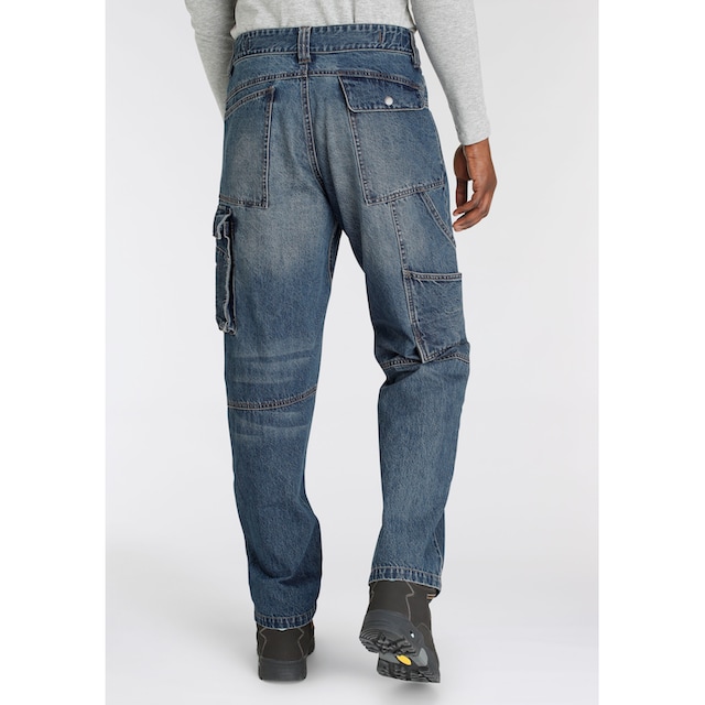 Northern Country Arbeitshose »Multipocket Jeans«, (aus 100% Baumwolle, robuster  Jeansstoff, comfort fit), mit dehnbarem Bund, mit 9 praktischen Taschen auf  Raten | BAUR