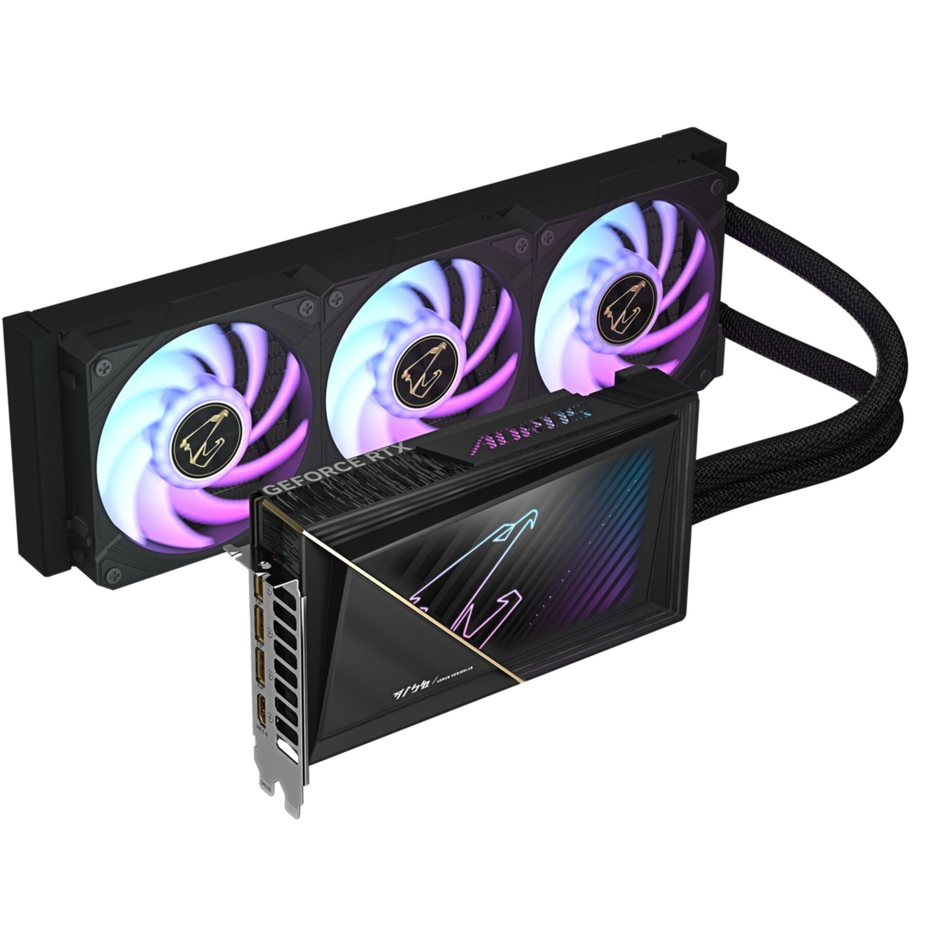 Gigabyte Grafikkarte »AORUS GeForce RTX 5080 XTREME WATERFORCE 16G Grafikkarte - 16GB GDDR7,«