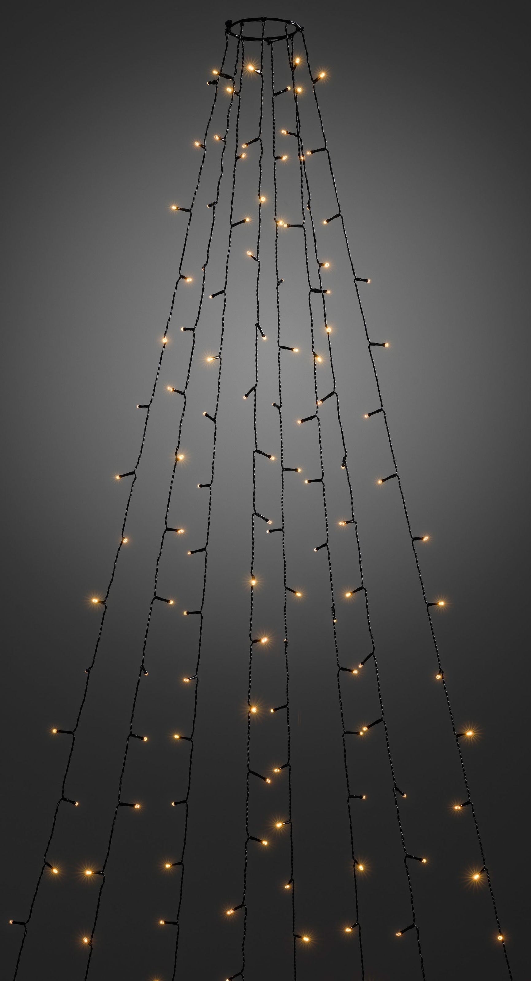 | 30 Dioden, KONSTSMIDE Christbaumschmuck«, mit LED 8 BAUR Stränge à vormontiert Ring, Lichterkette LED-Baummantel »Weihnachtsdeko,
