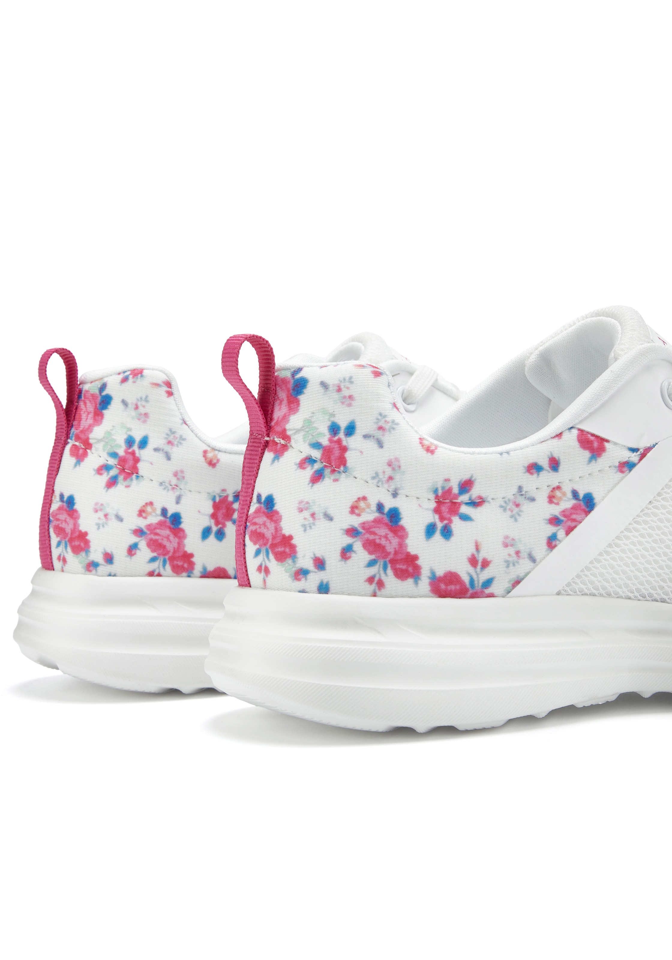LASCANA Sneaker, Freizeitschuh, Halbschuh mit Blumen-Print VEGAN