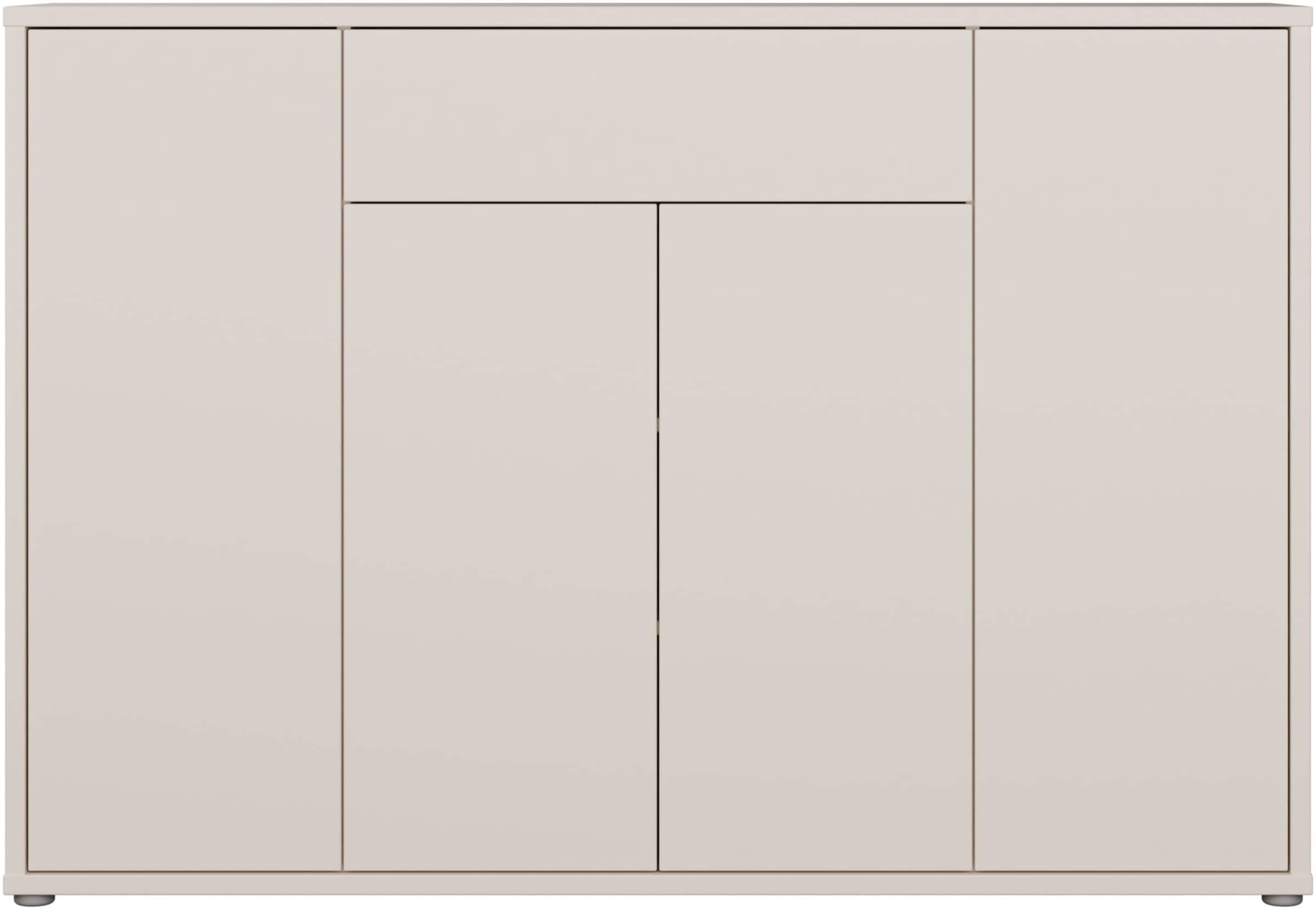 FORTE Schuhschrank B/H/T 143,9/99,1/34,9 cm Push to open, 28  Paar Schuhe