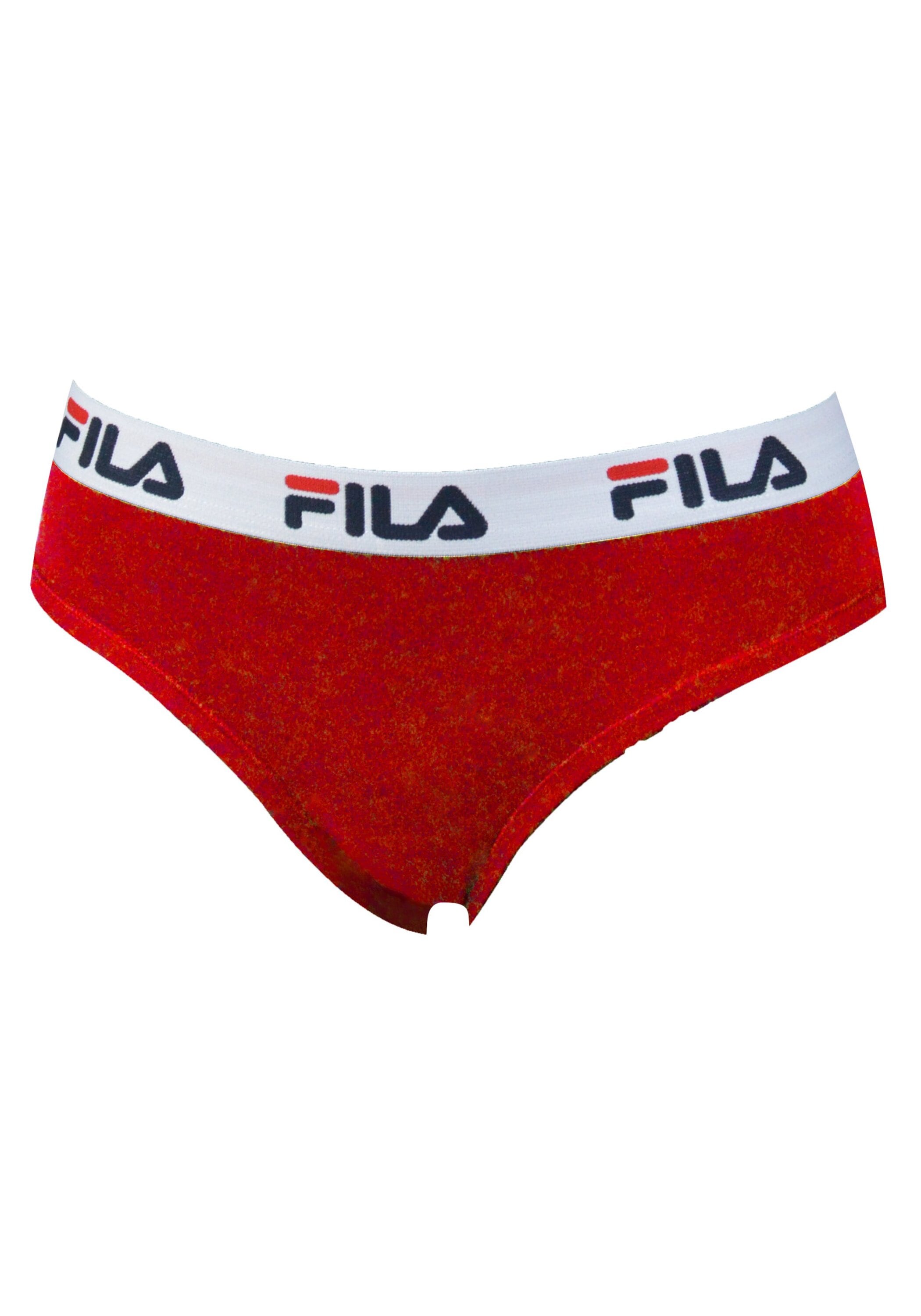 FILA Damen Slip "Slip 1er Pack", Gr. M, rot, Obermaterial: 95% Baumwolle CO. 5% Elasthan EL., Unterhosen