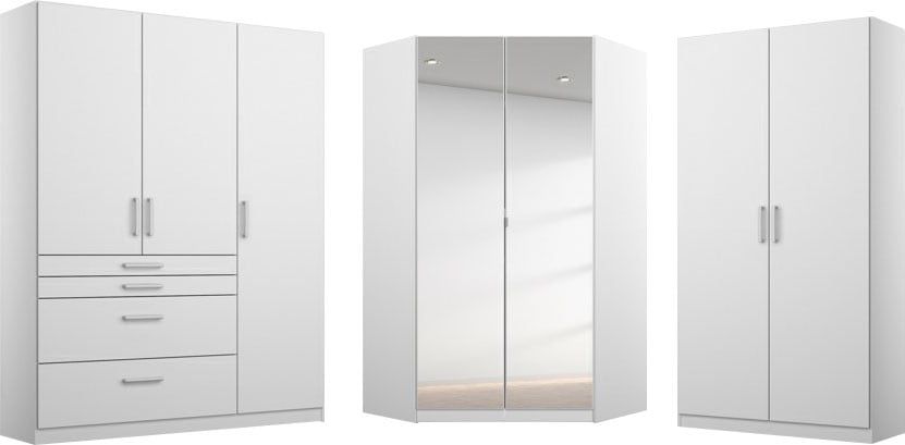 rauch "Kleiderschrank Schrank Garderobe Garderobenschrank Eckschrank HOMBURG" Set