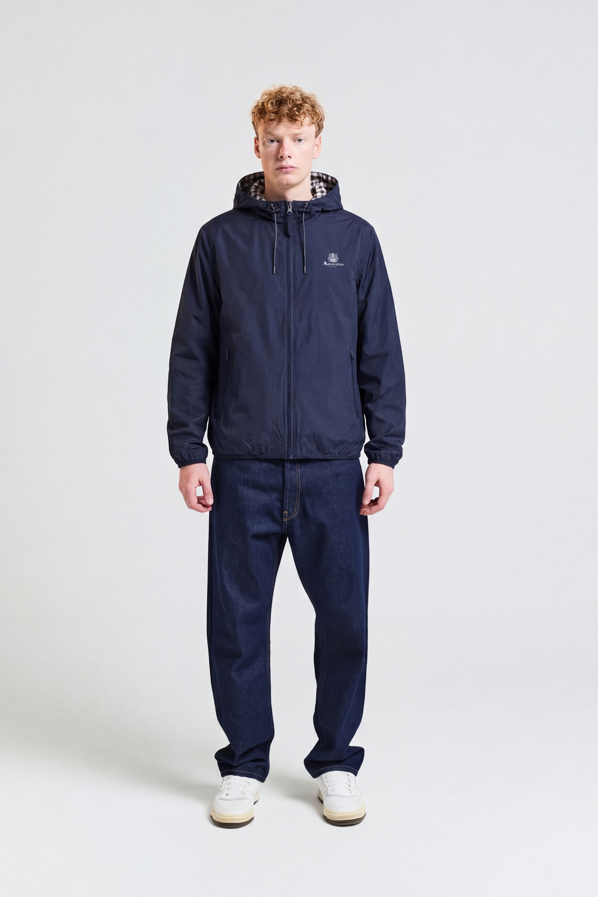 Aquascutum Active Wendejacke »HOODED SAILOR JACKET Herren« mit Kapuze Kapuzenjacke Herren, leichte Jacke, Sportjacke, Windjacke, Sale