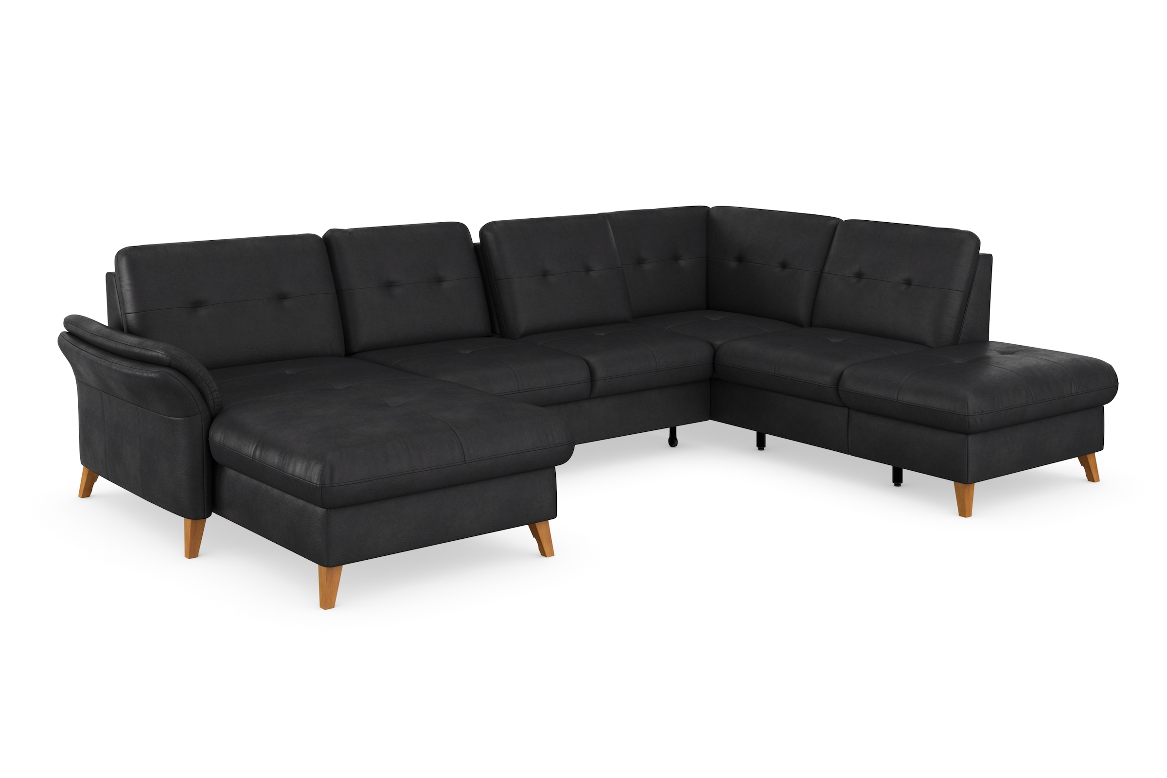 sit&more Wohnlandschaft »Göteborg«, inkl. Sitztiefenverstellung, wahlweise mit Bettfunktion & Bettkasten