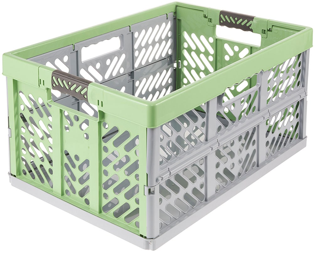 keeeper Klappbox »Profi-Klappbox ben eco mit Softgriffen (Set 2 St.) 45 l, 54x37x28 cm« Soft-Touch-Griffe, zusammenklappbar, leicht zu reinigen