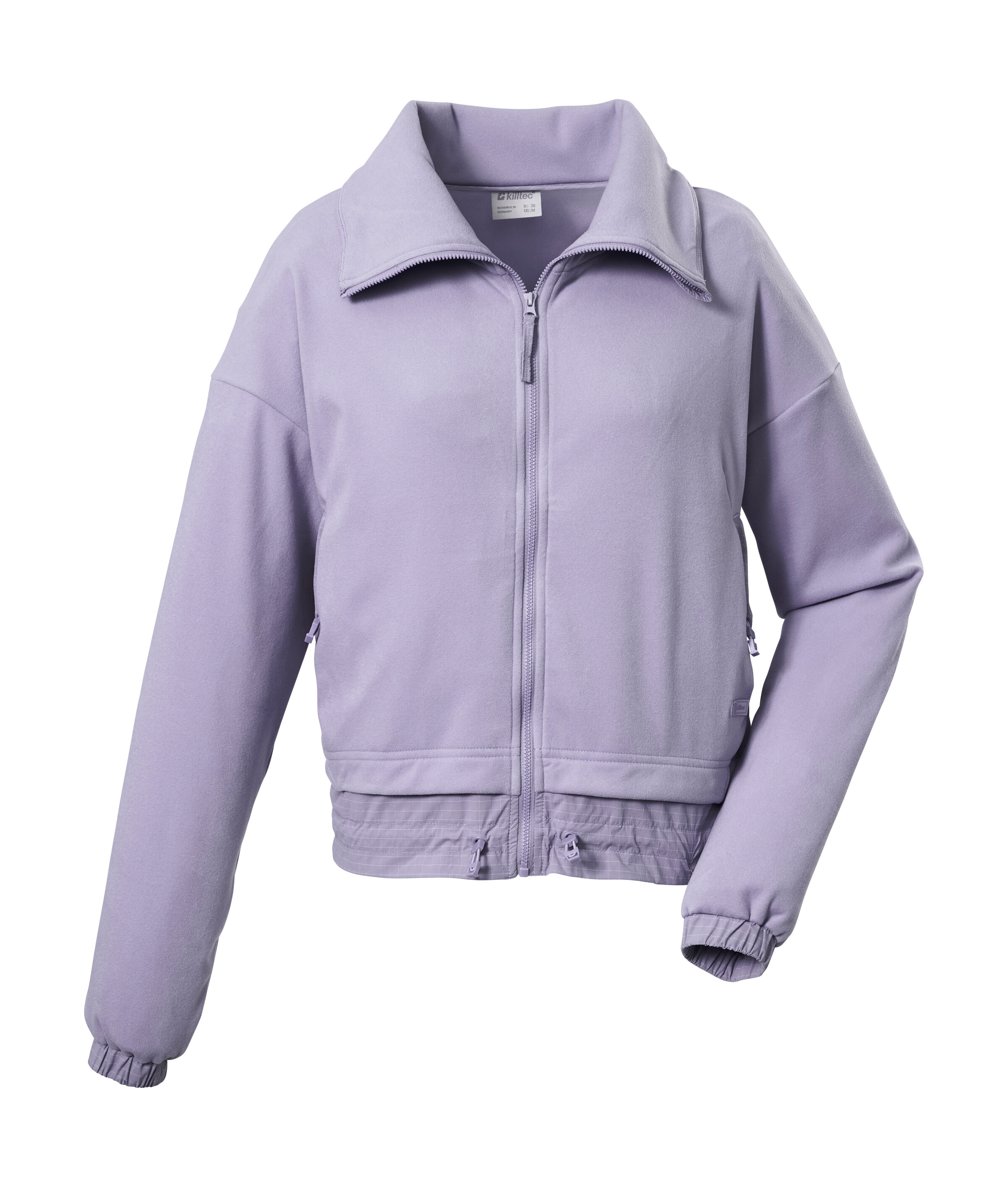Killtec Fleecejacke "KOS 175 WMN FLC JCKT" Leichte Damen Loungewear Fleecejacke mit hochschließendem Kragen