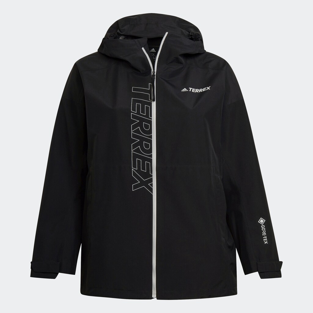 adidas TERREX Outdoorjacke »TERREX GORE-TEX PACLITE REGENJACKE«, mit Kapuze