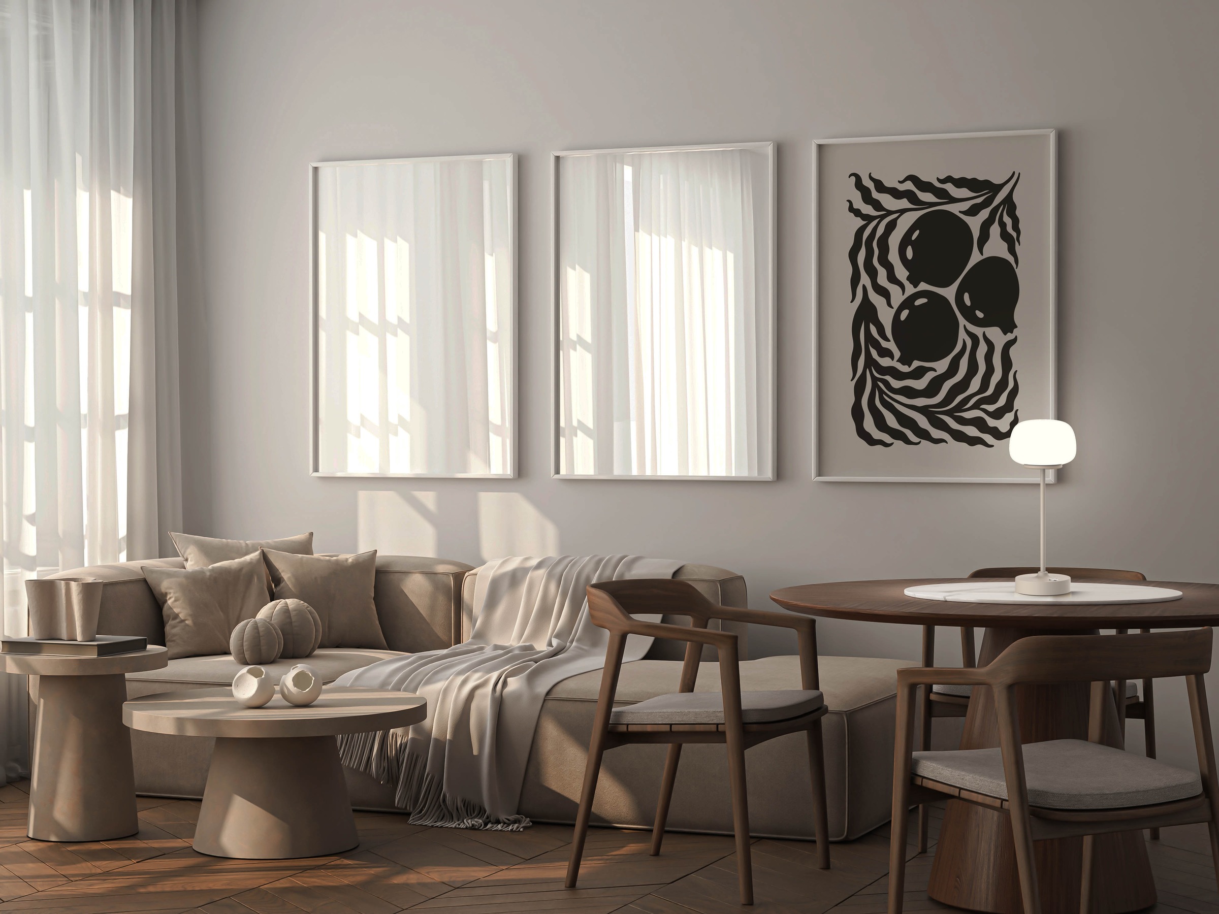 näve LED Tischleuchte »Pina«, 1 flammig, Leuchtmittel LED-Modul | LED wechselbar, Akku aufladbar, USB Typ C inkl. Kabel 100cm, Touch, dimmbar