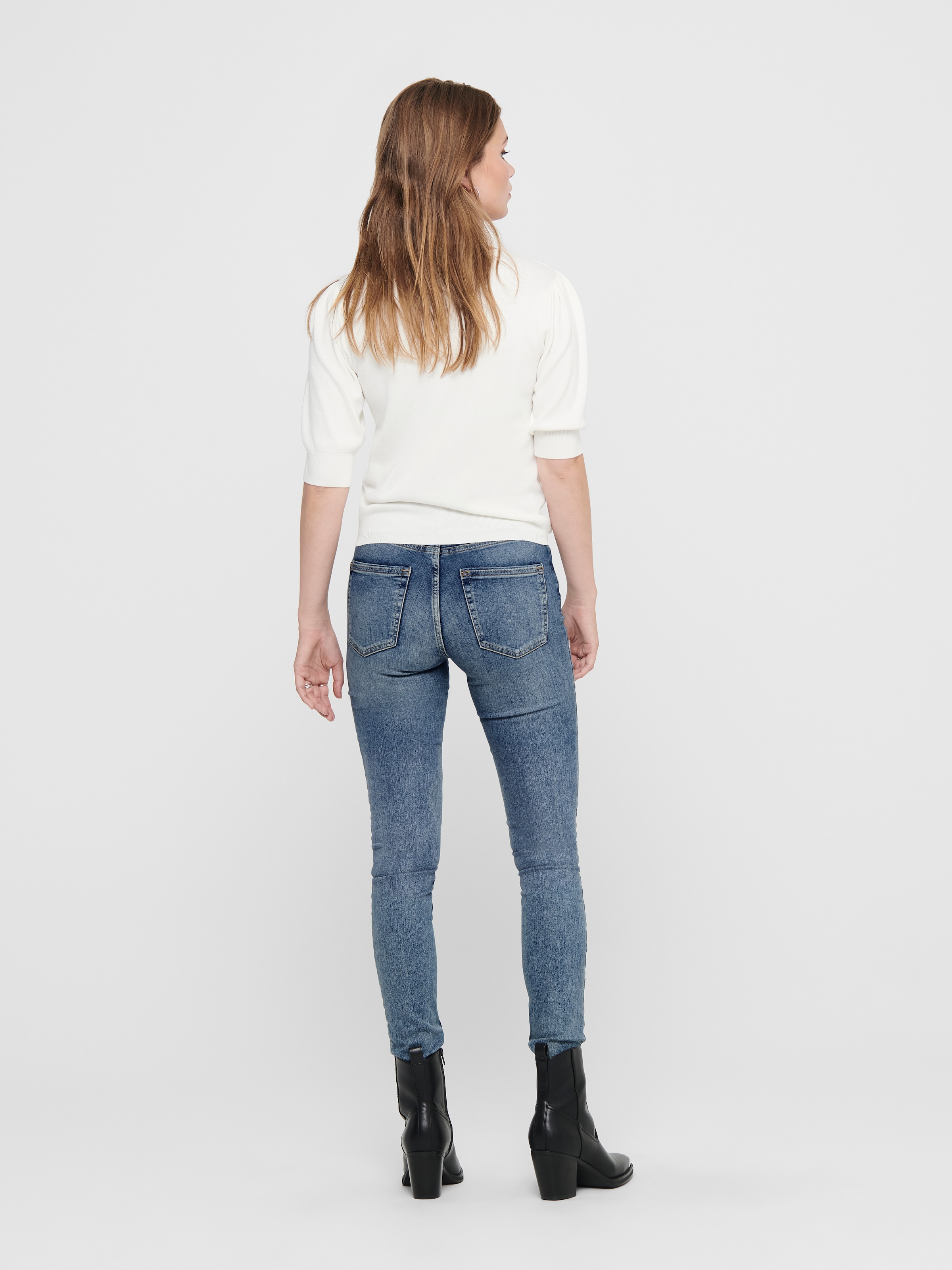 ONLY 1100000002199 »ONLBLUSH MID SKINNY  BB ANA0005« Baumwollmischung, skinny fit