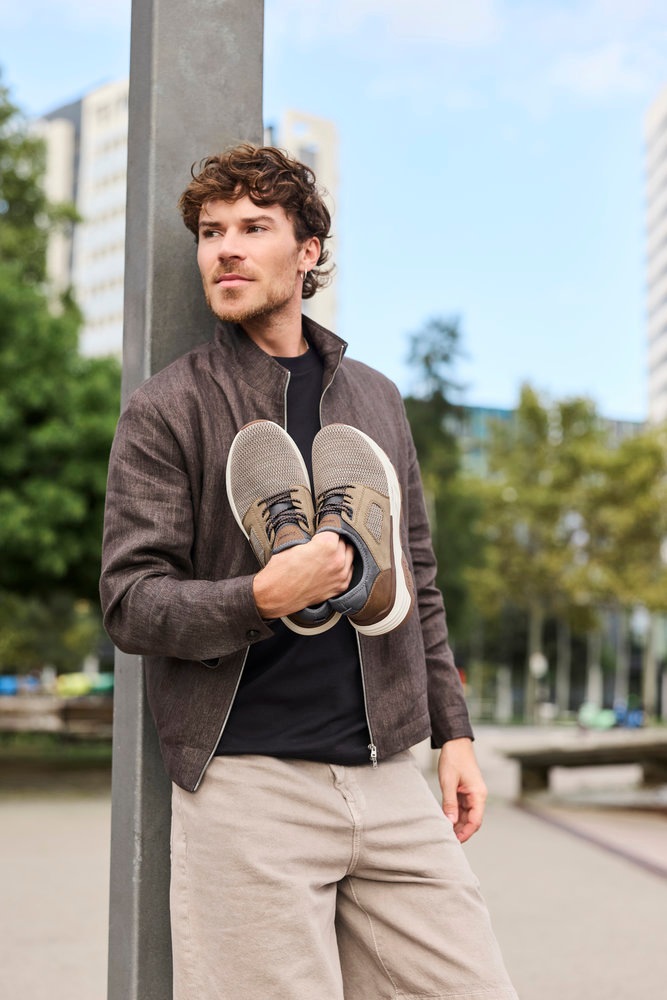 Thumbnail - Rieker Slip-On Sneaker Slipper, Schlupfschuh, Halbschuh, Freizeitsneaker mit Gummizug