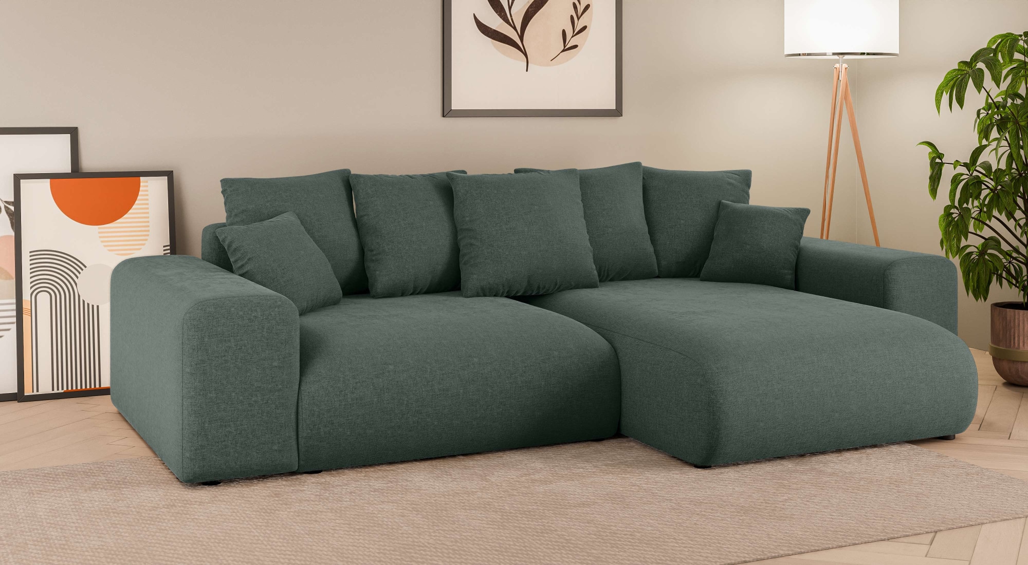 INOSIGN Ecksofa "Ecksofa Lakeside mit Bettfunktion und Bettkasten, B/T/H 25 günstig online kaufen