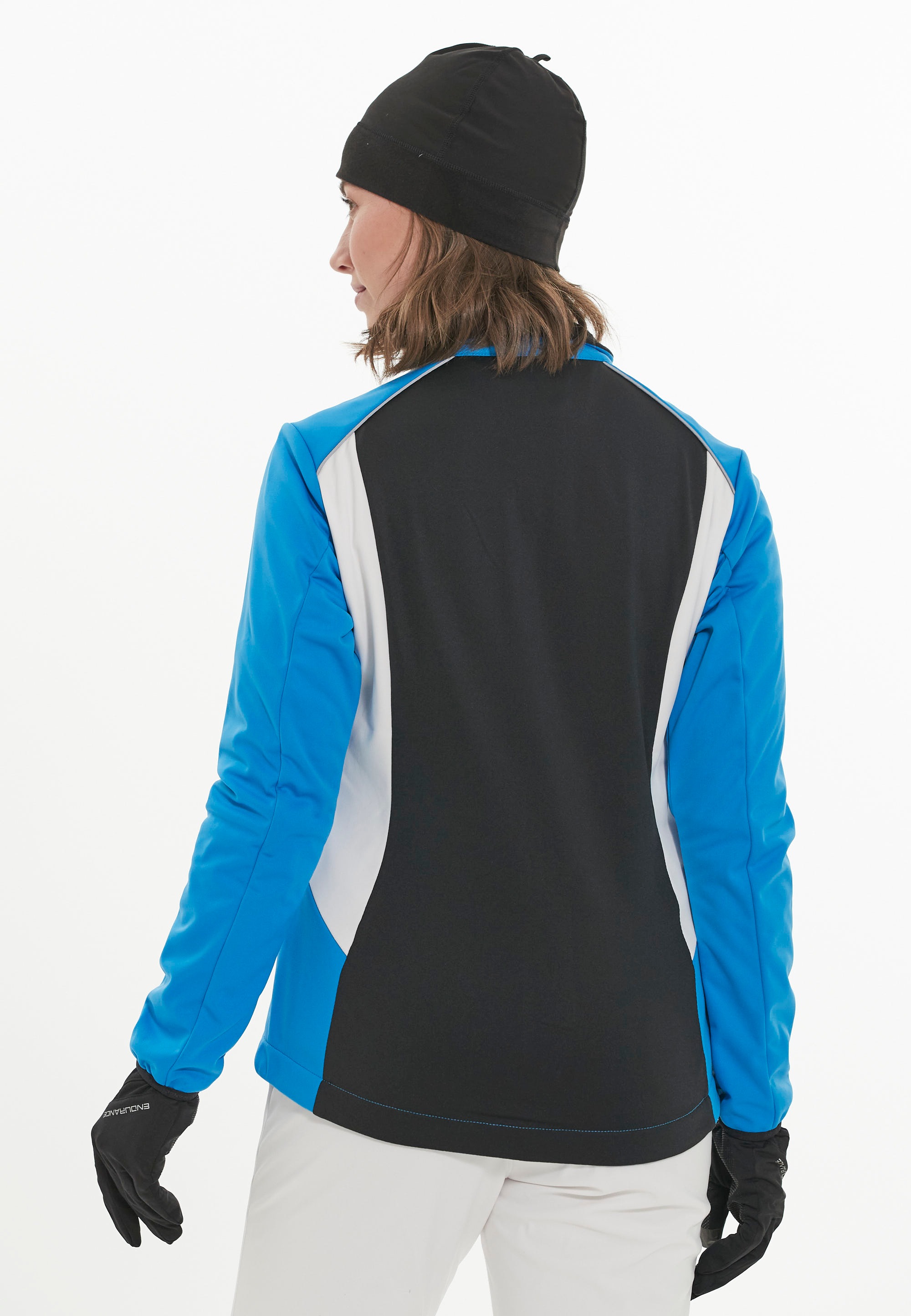 Softshelljacke ENDURANCE "Loralei", Damen, Gr. 36, blau, 100% Polyester, mehrfarbig, normal, hoch geschlossener Ausschnitt, Jacken Softshelljacke, mit Reflektoren 3