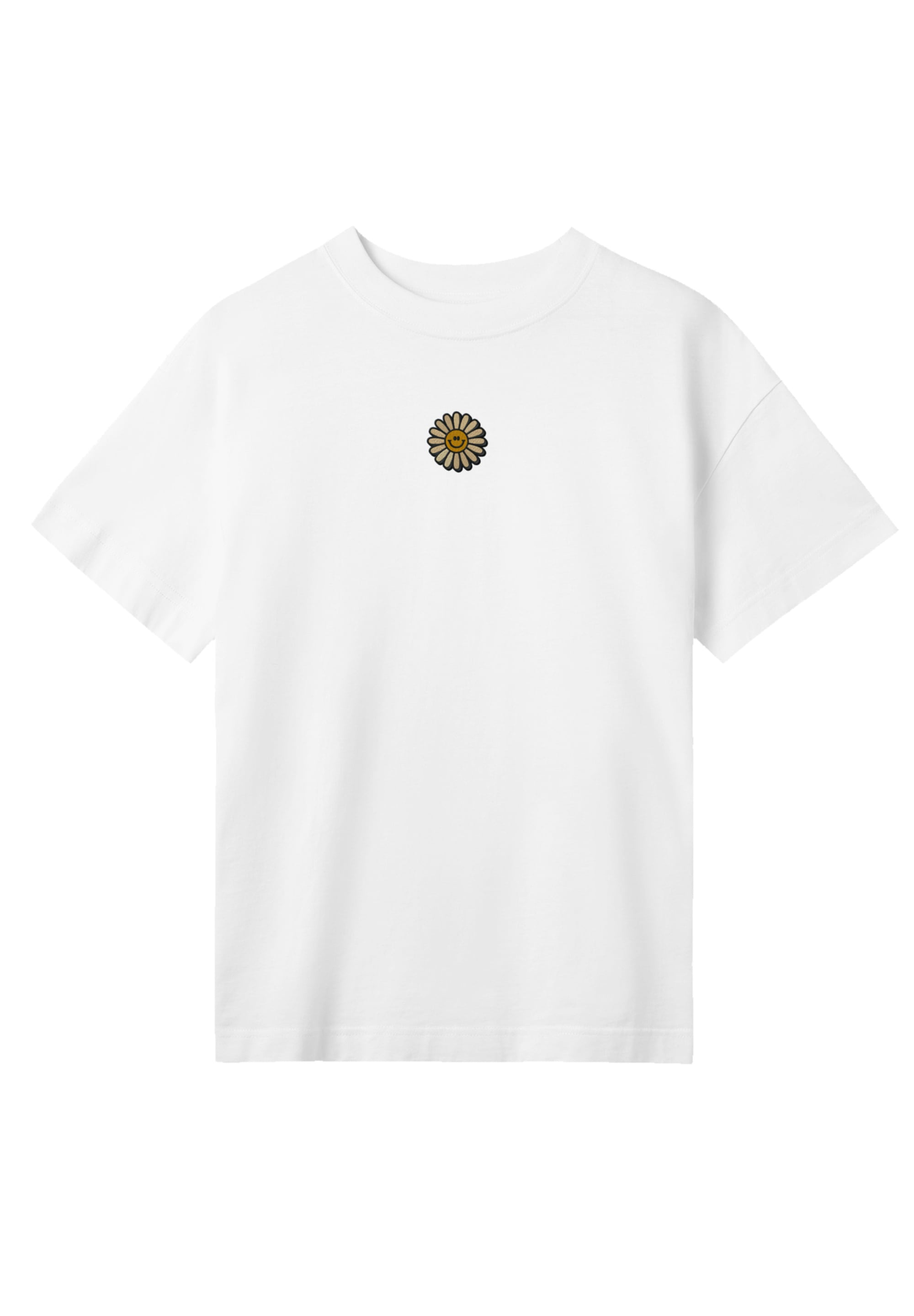 F4NT4STIC T-Shirt »Happy Flower Bestickt«, Premium Qualität
