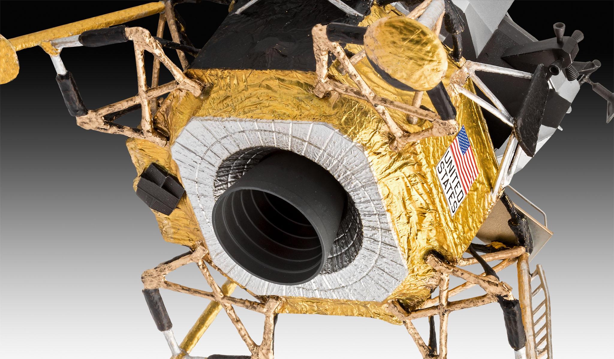 Revell® Modellbausatz »Apollo 11 Lunar Module Eagle«, 1:48, Jubiläumsset mit Basis-Zubehör