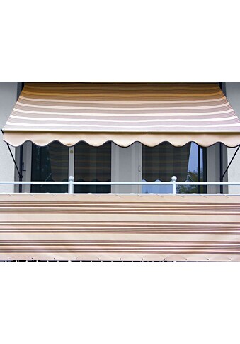 Angerer Freizeitmöbel Balkonsichtschutz, Meterware, beige/braun, H: 75 cm kaufen