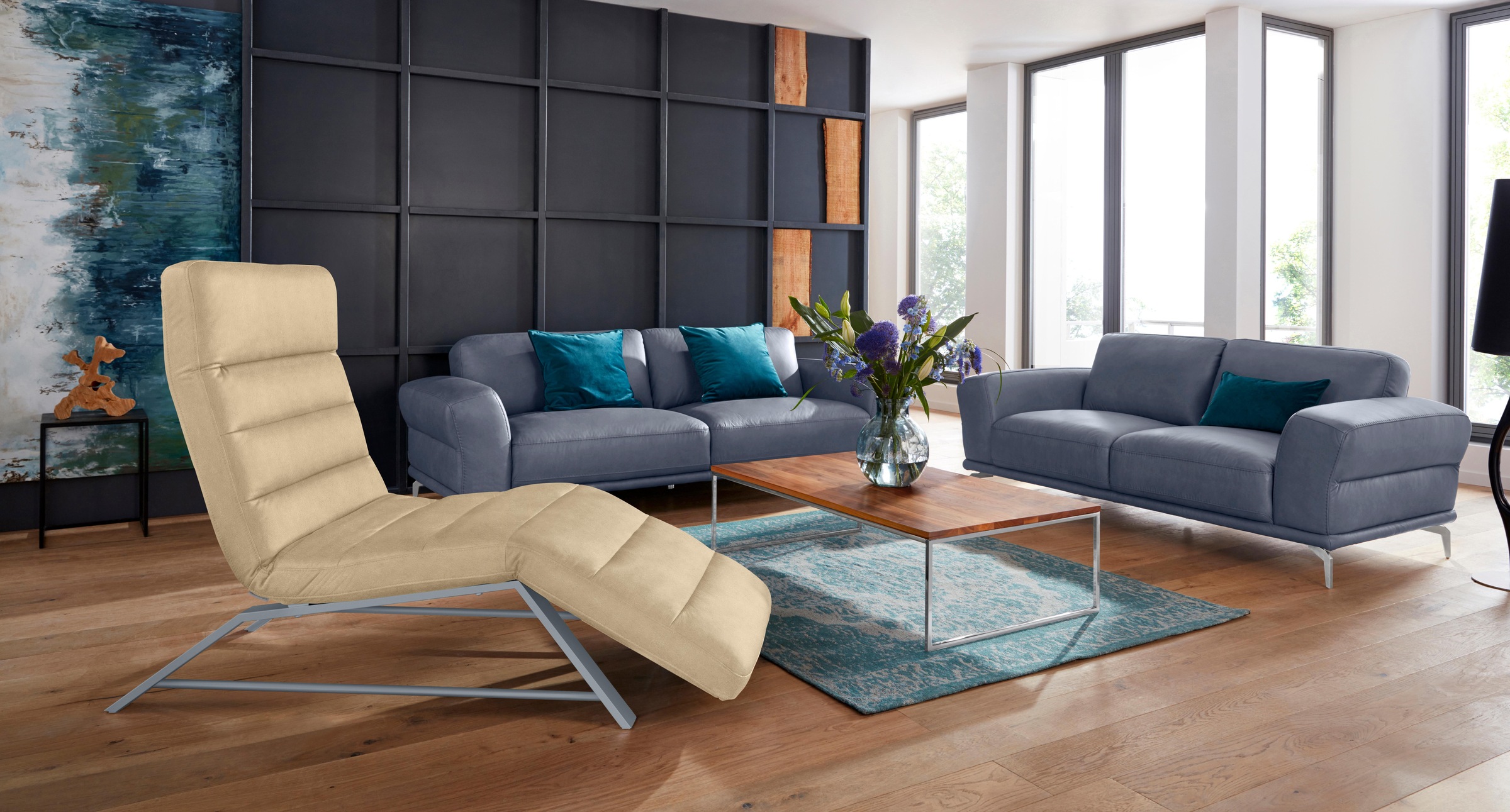 W.SCHILLIG Relaxliege »daily dreams« Funktionsliege wahlweise mit Motor, Gestell matt, Breite 65 cm