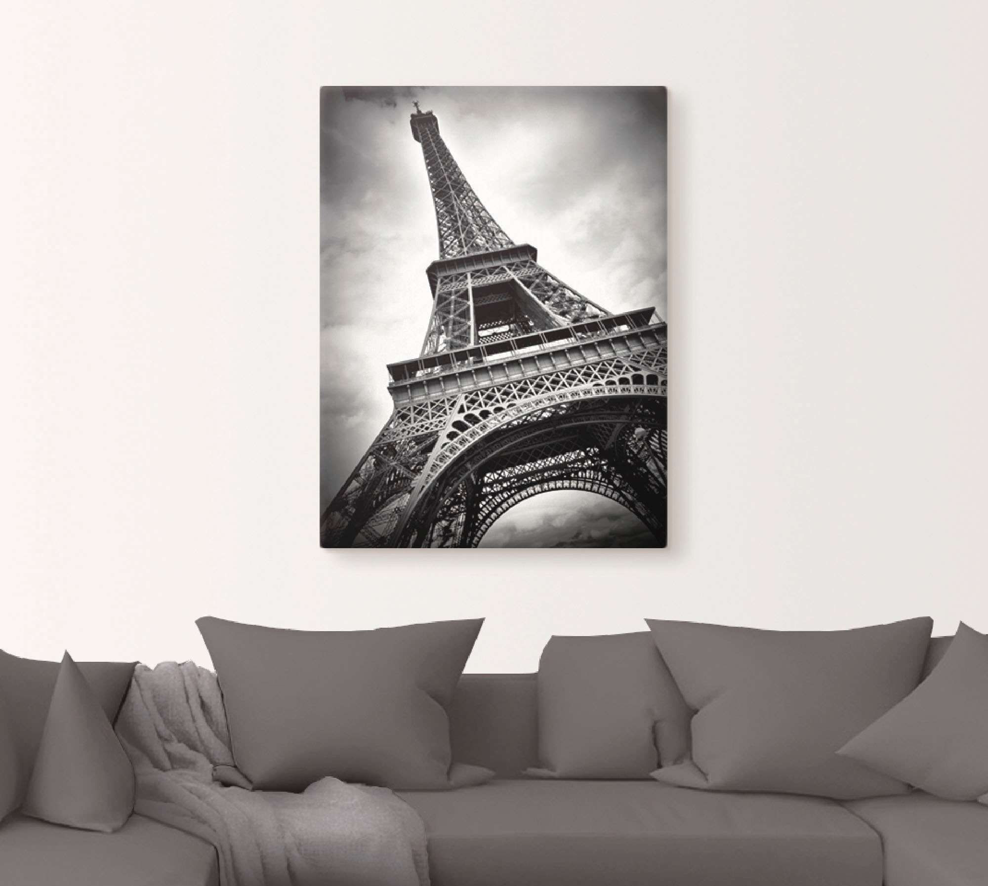 Artland Wandbild »Eiffelturm Paris«, Gebäude, (1 St.), als Leinwandbild, Poster in verschied. Größen
