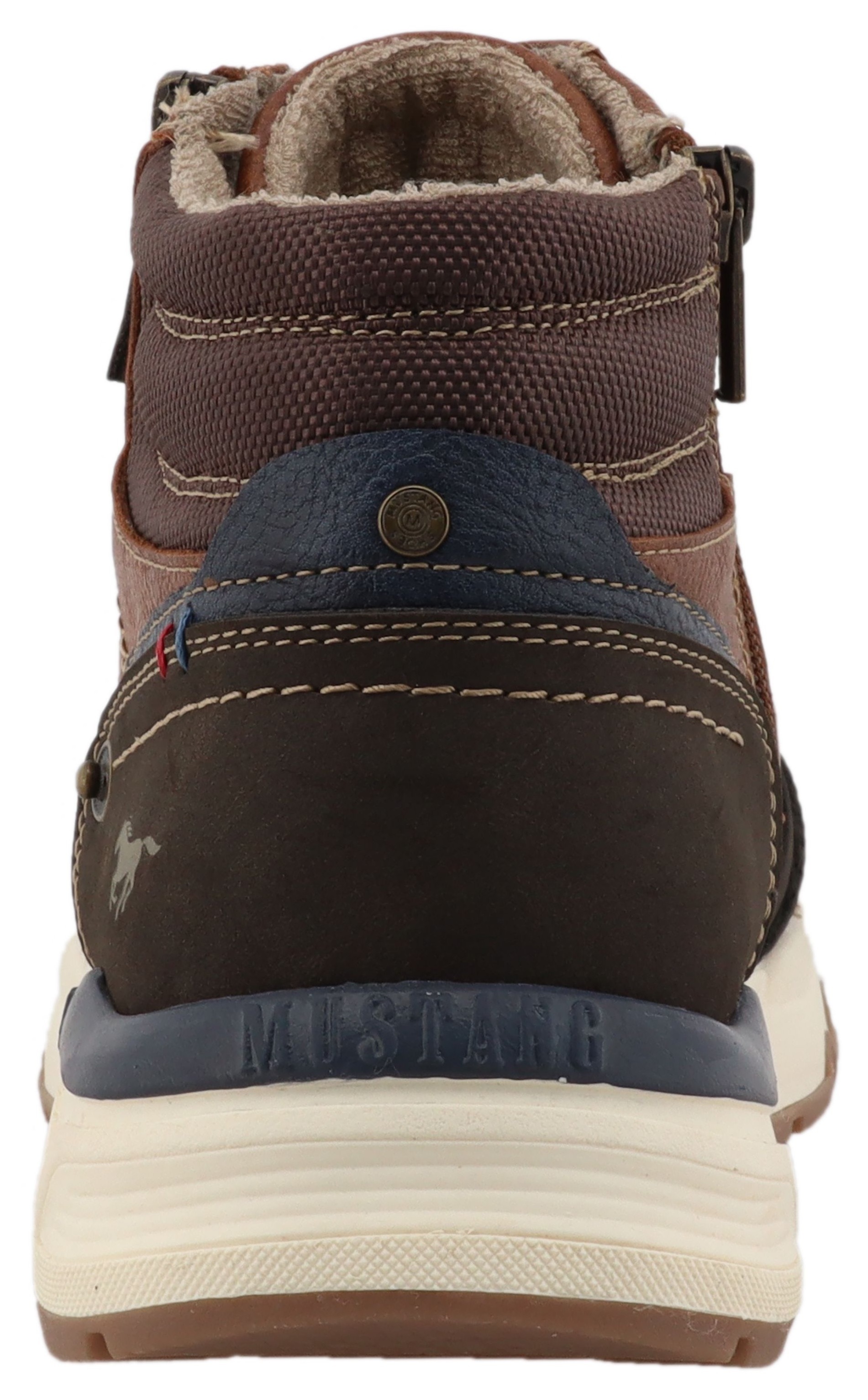 Mustang Shoes Sneaker "Mart" High Top Sneaker, Schnürboots mit Reißverschlu günstig online kaufen