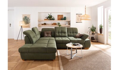 Home affaire Ecksofa »Lotus Home«, incl. Sitztiefenverstellung, wahlweise mit Kopfteil- und Armlehnverstellung, Bettfunktion und Stauraum kaufen Home affaire Ecksofa »Lotus Home«, incl. Sitztiefenverstellung, wahlweise mit Kopfteil- und Armlehnverstellung, Bettfunktion und Stauraum kaufen
