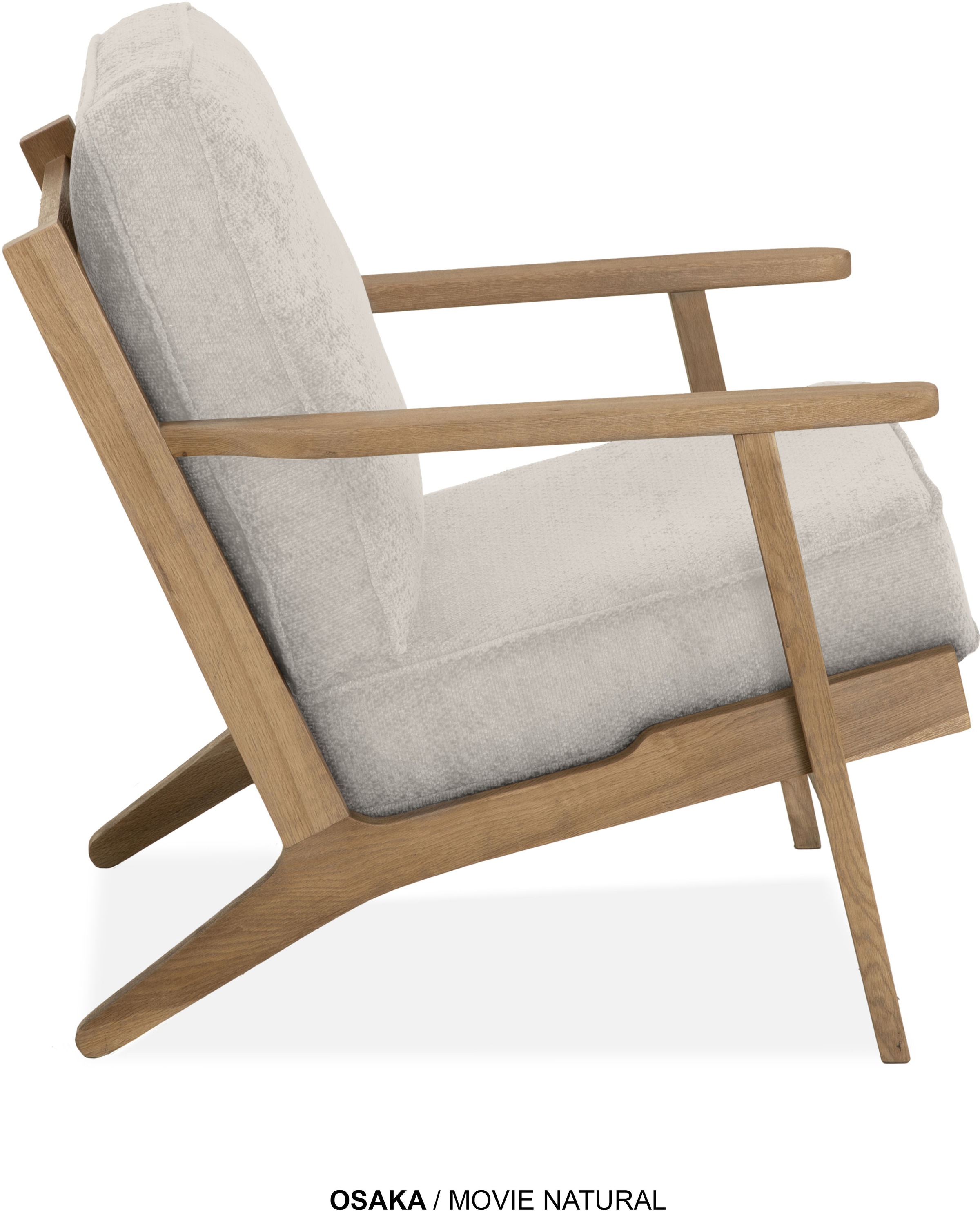 OMG Design Esszimmerstuhl »Osaka« () 2 Stk.Retrostuhl, massivholz Frame