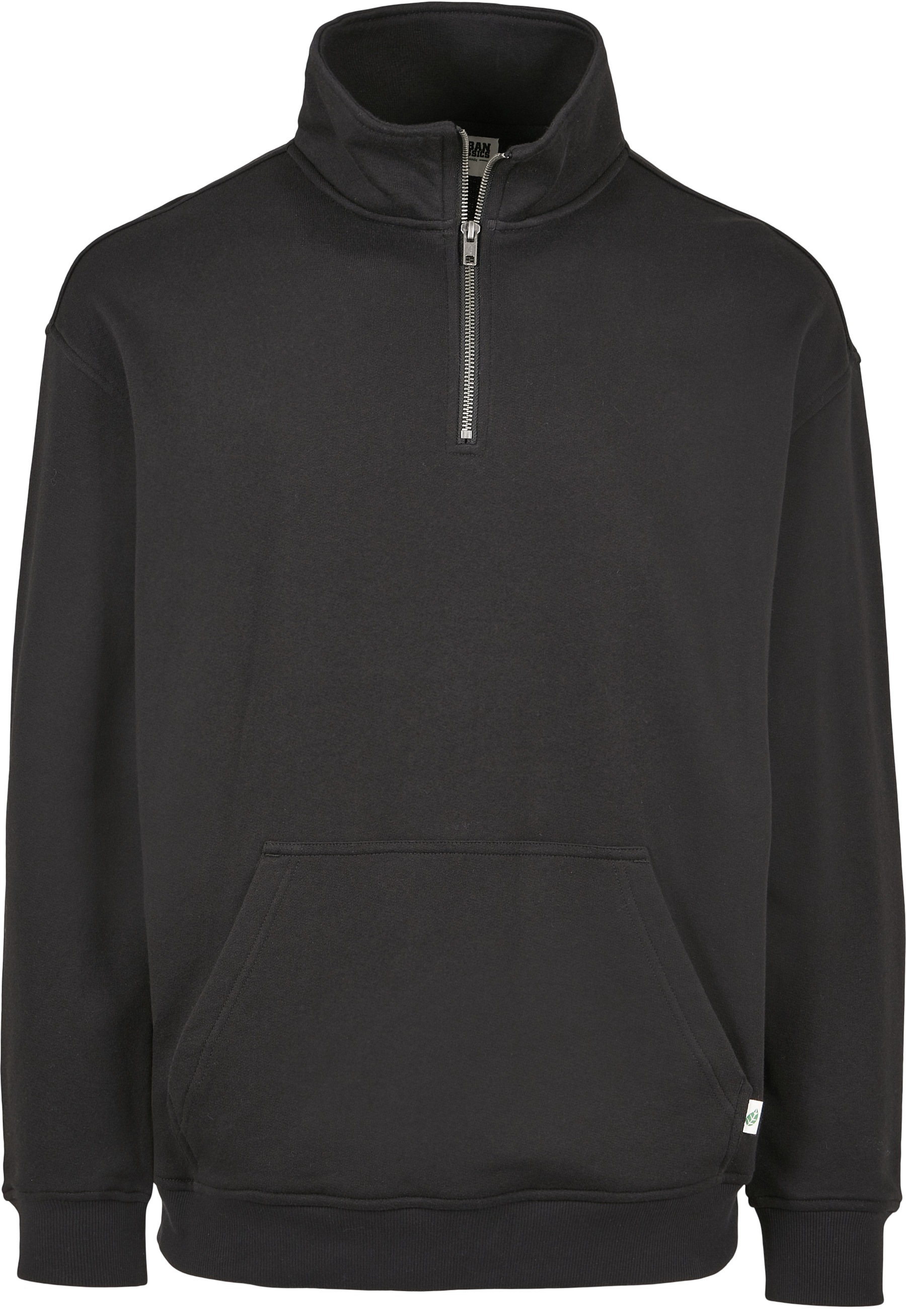 URBAN CLASSICS Rundhalspullover "Urban Classics Herren Organic Basic Troyer" 1 Stk.