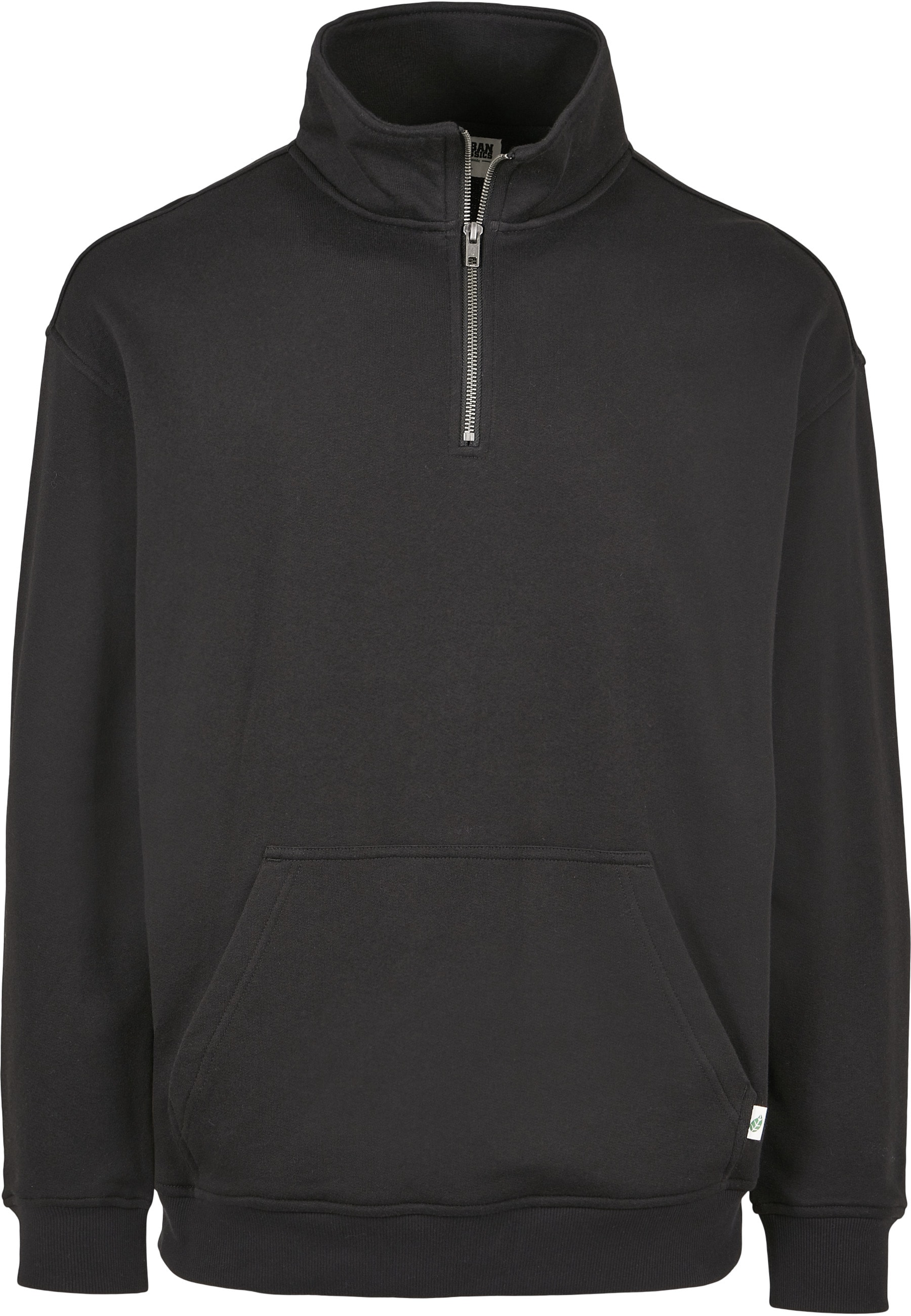 URBAN CLASSICS Sweater "Urban Classics Herren Organic Basic Troyer", 1 Stk. günstig online kaufen