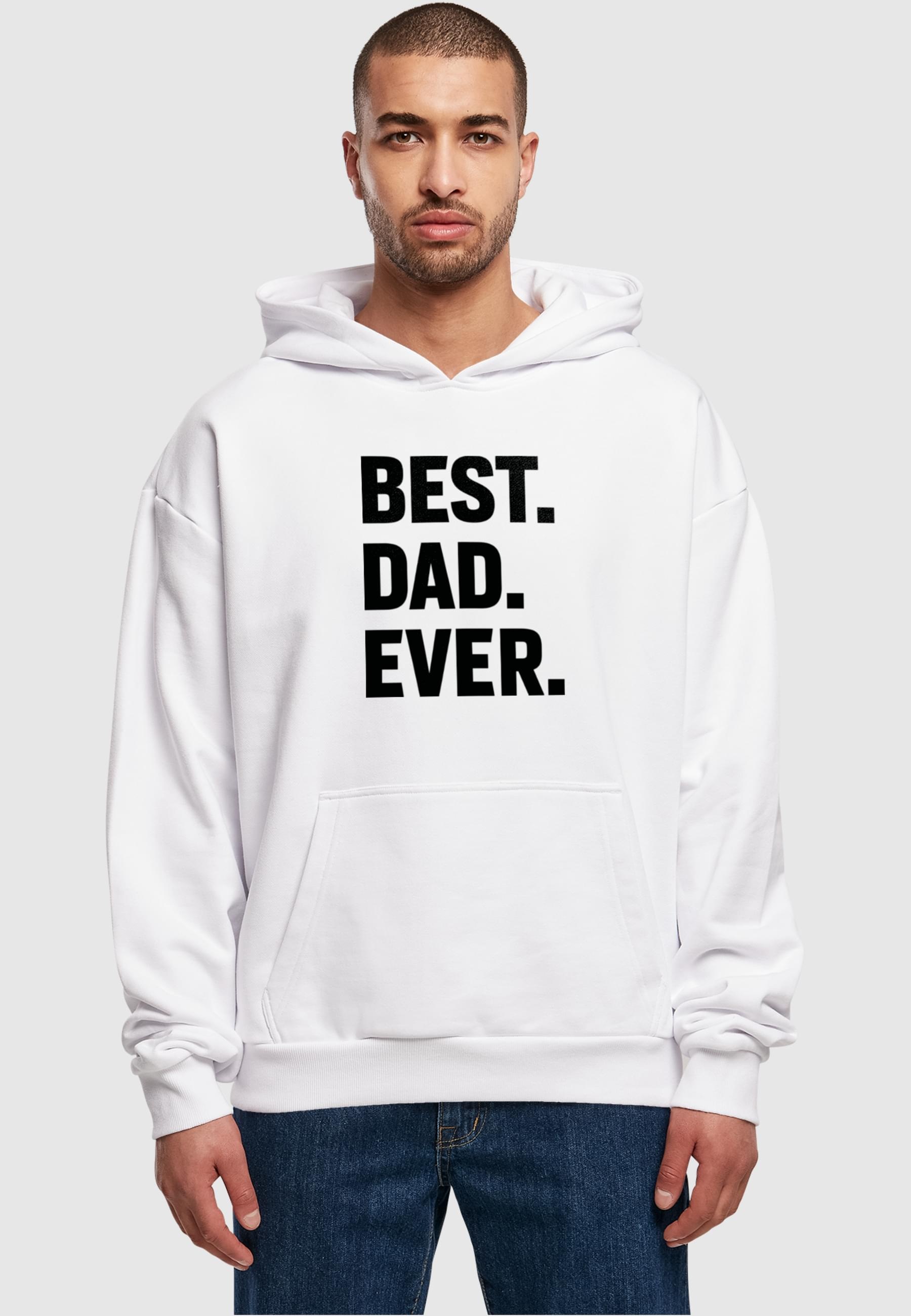 Merchcode Kapuzensweatshirt »Merchcode Herren Fathers Day - Best Dad Ever Ultra Heavy Hoody«, (1 tlg.)