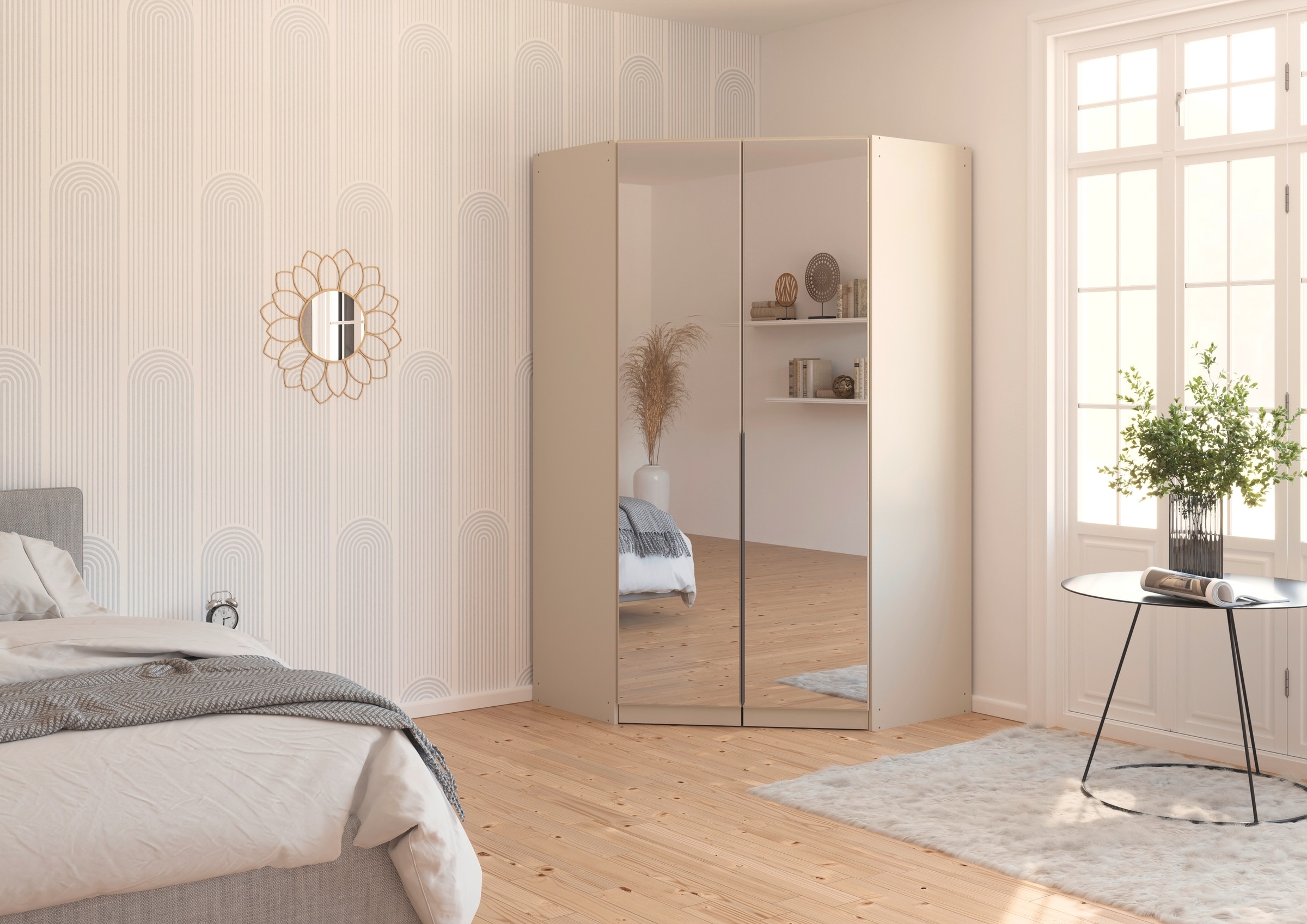 rauch Eckkleiderschrank "Kleiderschrank Schrank Ankleidezimmer Schlafzimmer günstig online kaufen