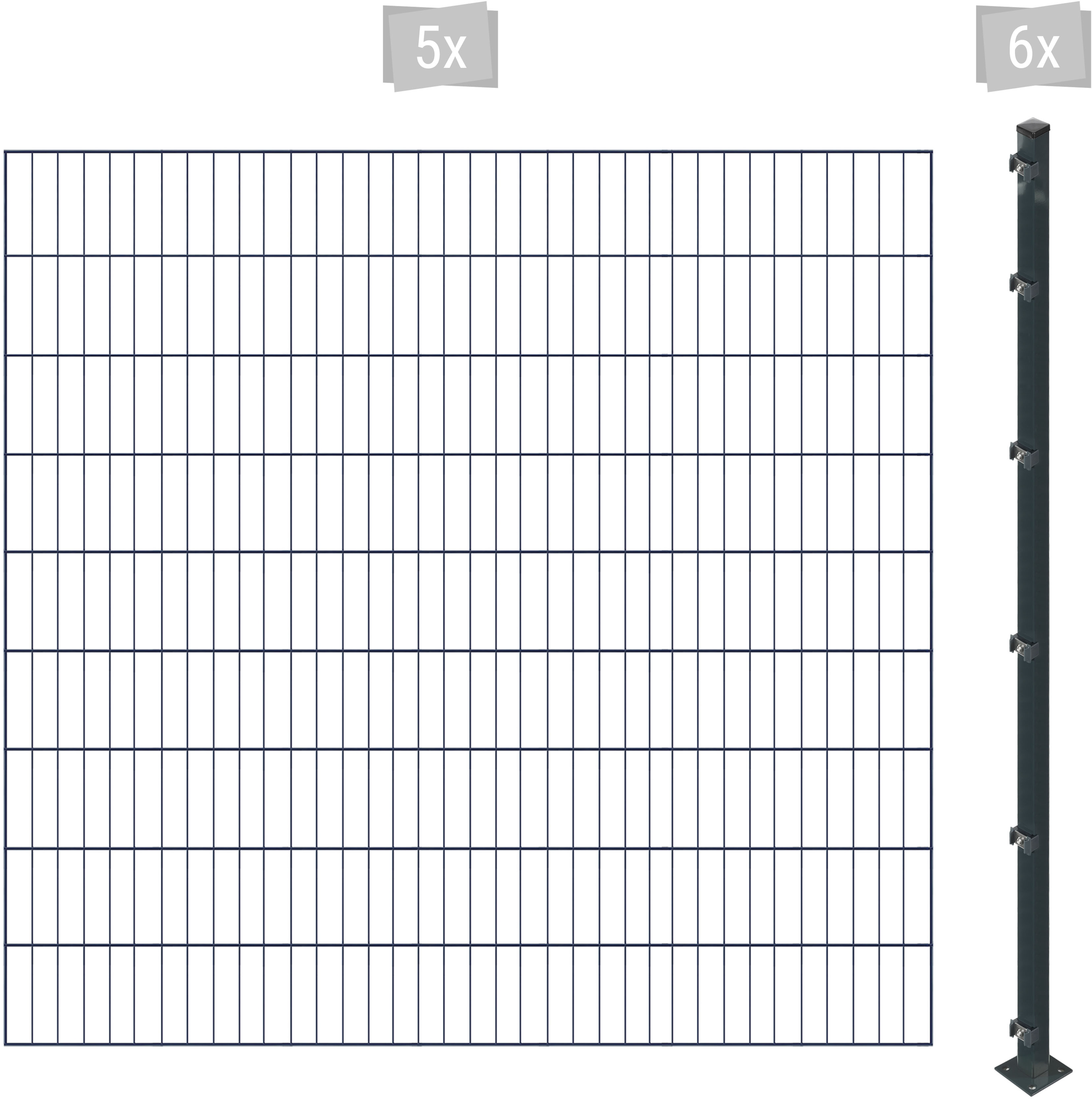 Arvotec "ESSENTIAL 180 zum Einbetonieren" Zaunhöhe 180 cm, Zaunlänge 2 - 60 m