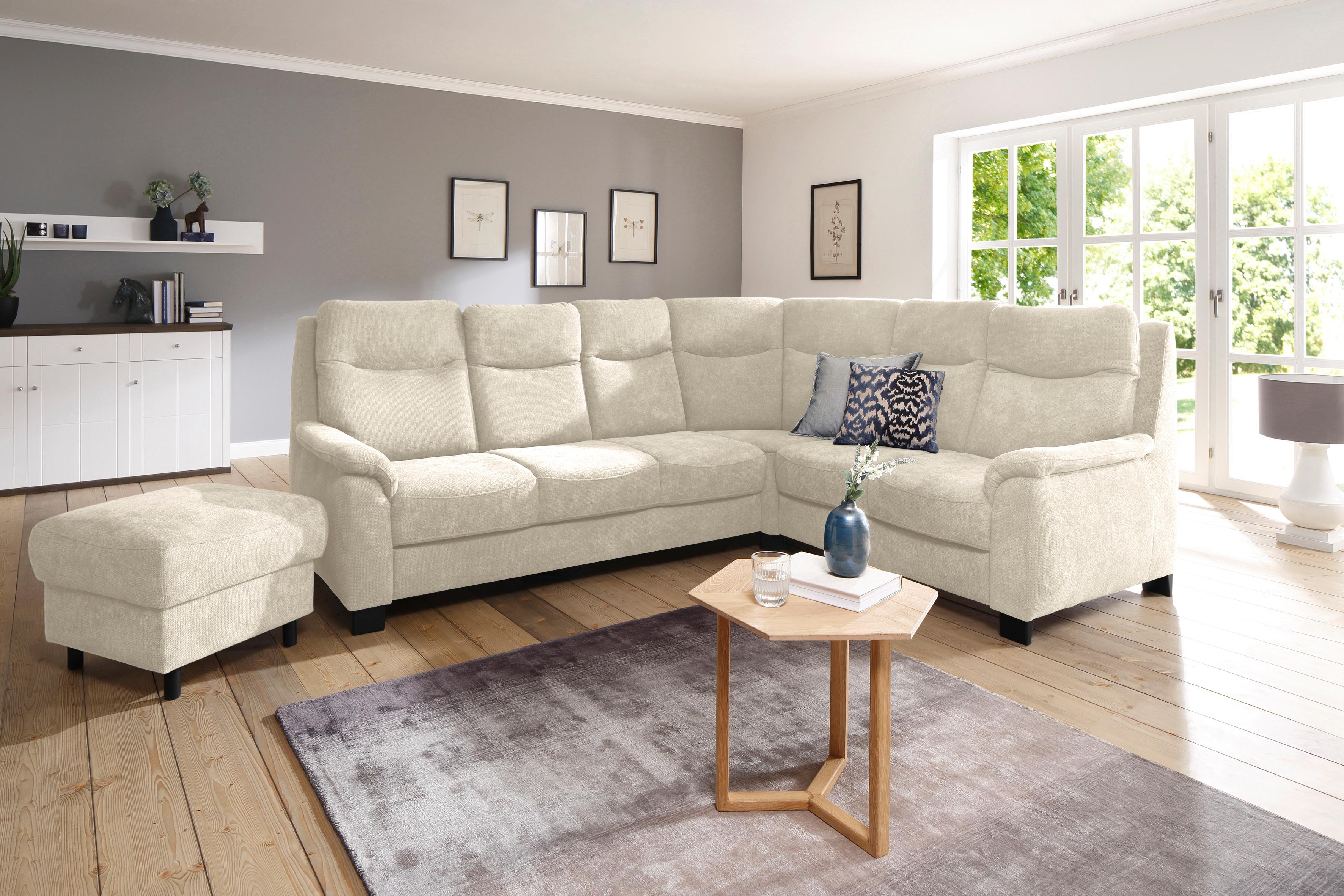 OTTO home Ecksofa "Boccaccio L-Form" mit Federkern, incl. Kopfteilverstellung, wahlweise Schlaffunktion