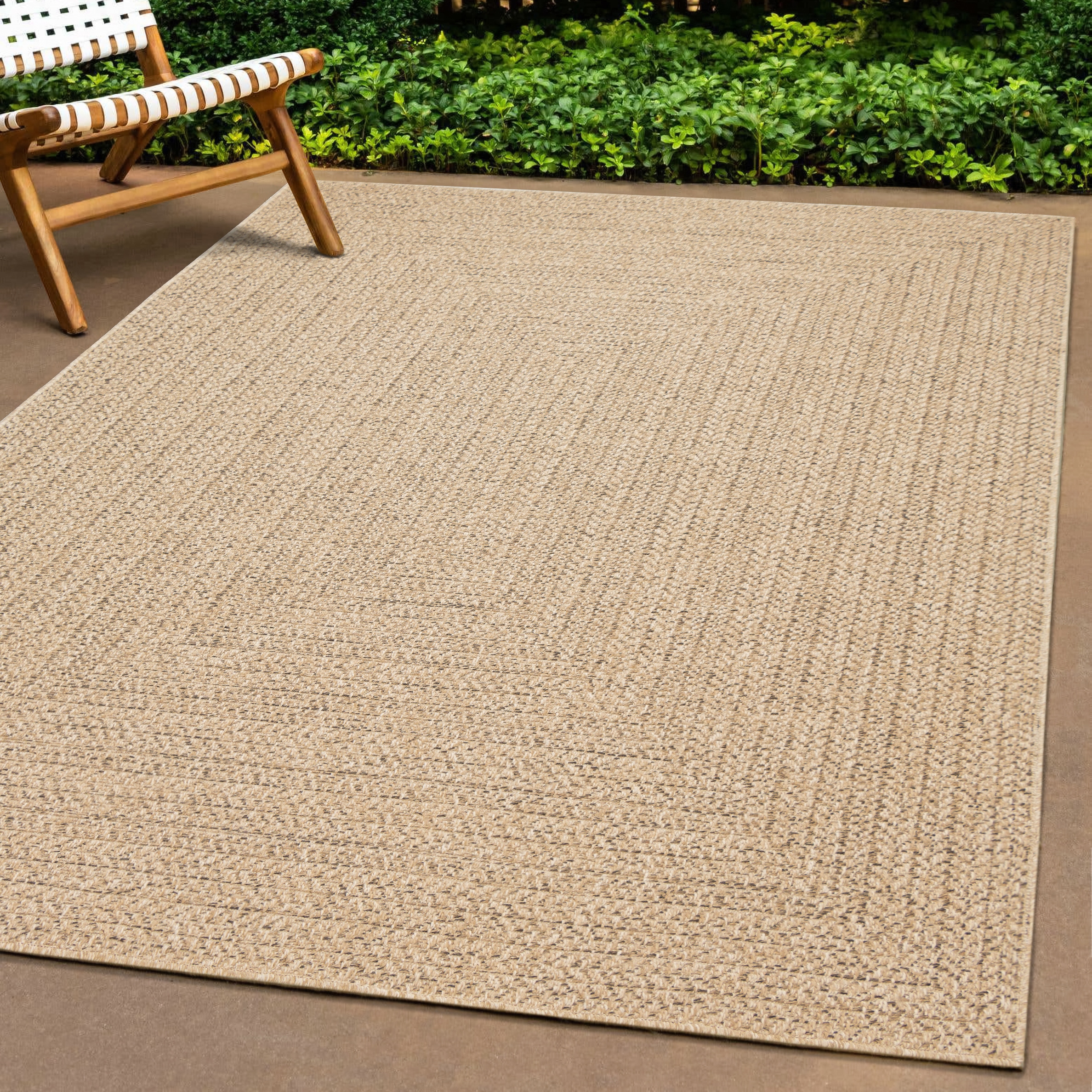 Teppich »Kansas«, rechteckig, 1 mm Höhe, moderner robuster In und Outdoor Teppich Jute...