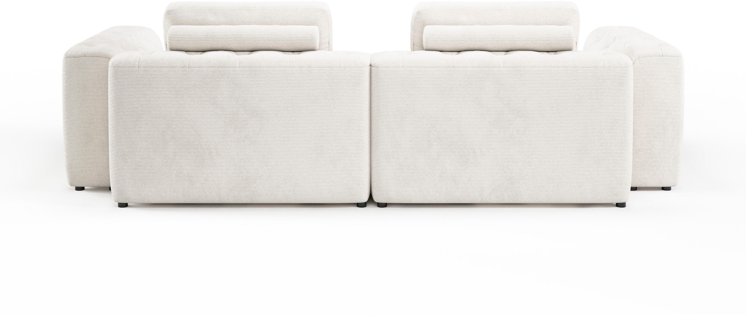 RAUM.ID 2,5-Sitzer »Cushid«, Modulsofa, bestehend aus 2 Teilen, Breite 268 cm