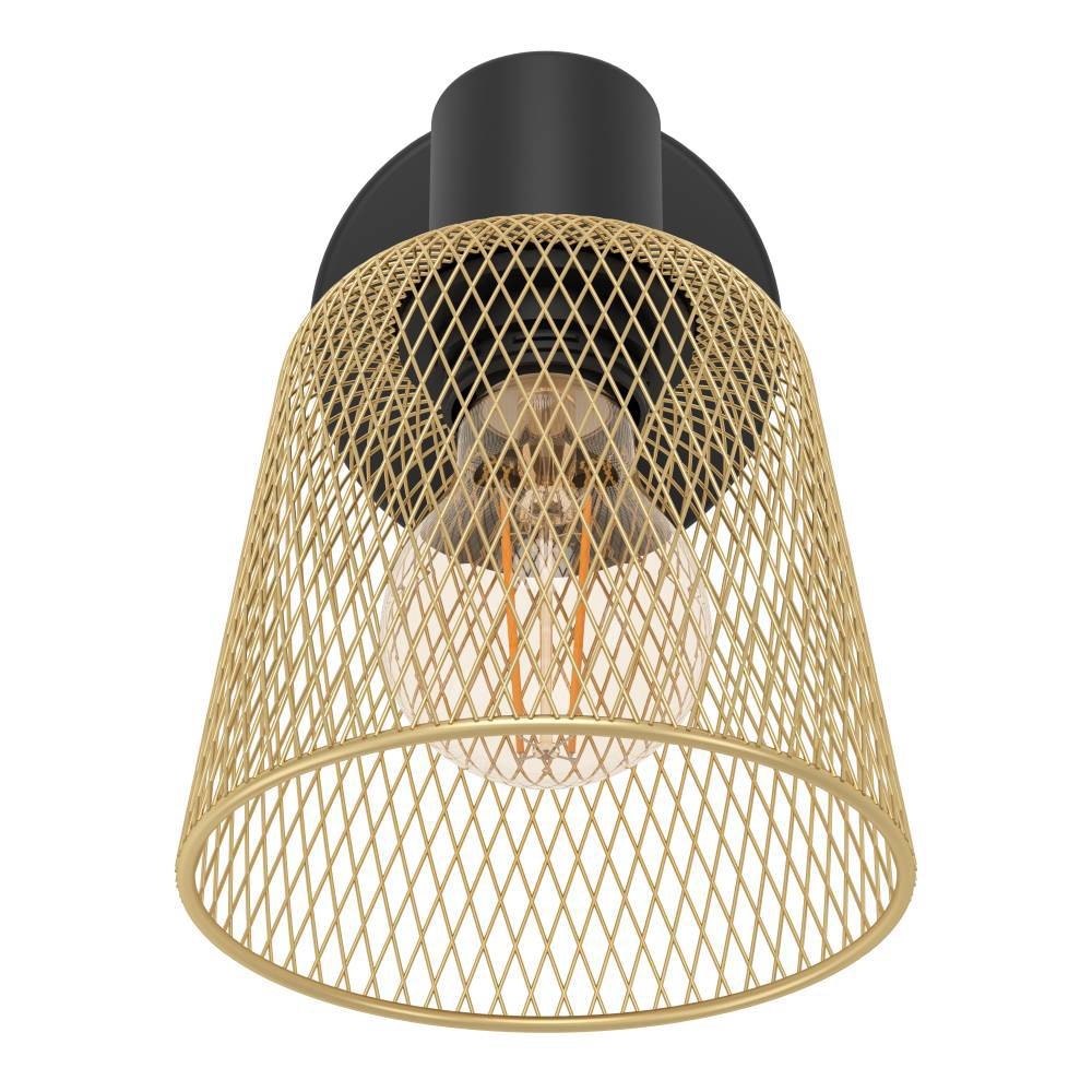 EGLO Deckenspot »COSLADA Wandstrahler, Stahl, E27, Wohnzimmerlampe, Flurlampe, Lampe« E27 1 Stk. Spot, L13 x H20 x AL17 cm, schwarz, 1X40W exkl.