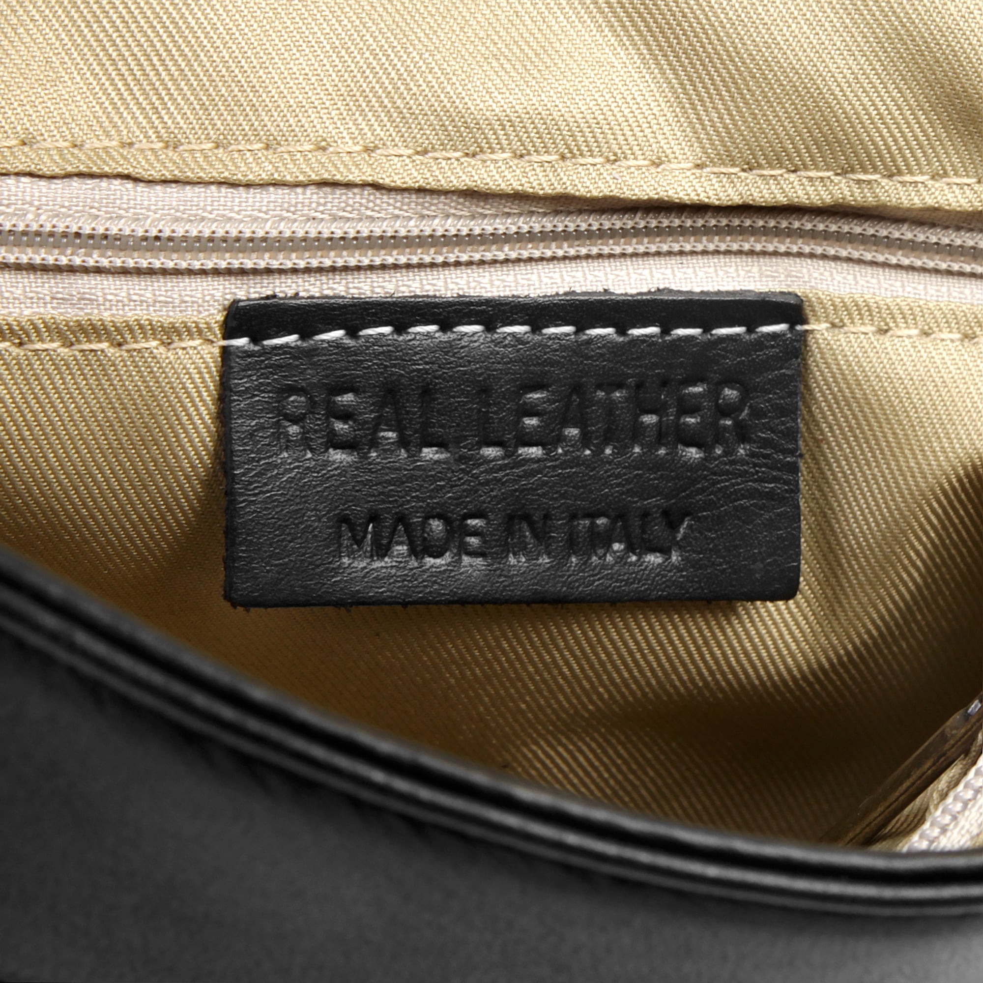 Cluty Umhängetasche, echt Leder, Made in Italy