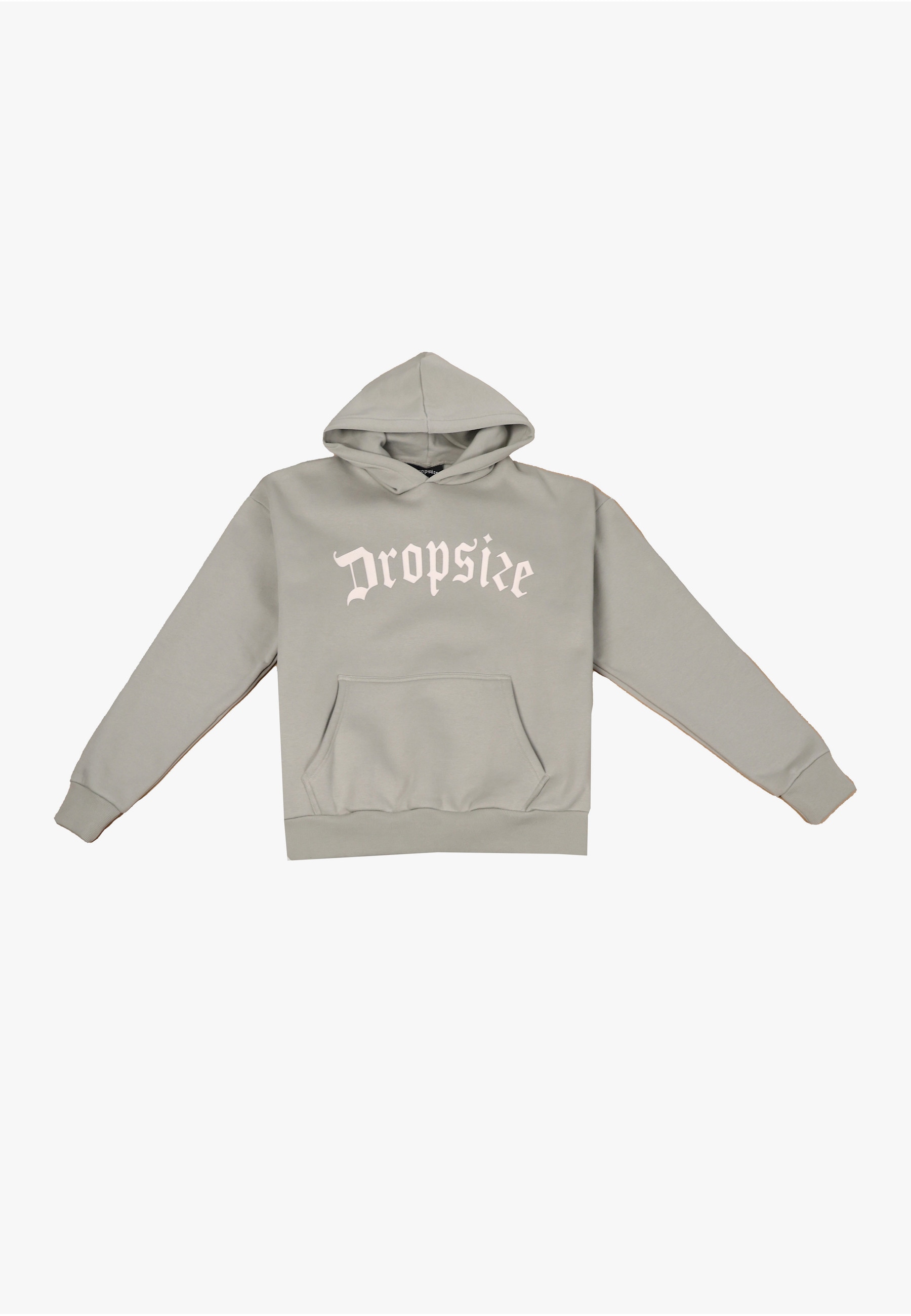 Dropsize Rundhalspullover "Dropsize HEAVY LOGO DESIGN HOODIE" 1