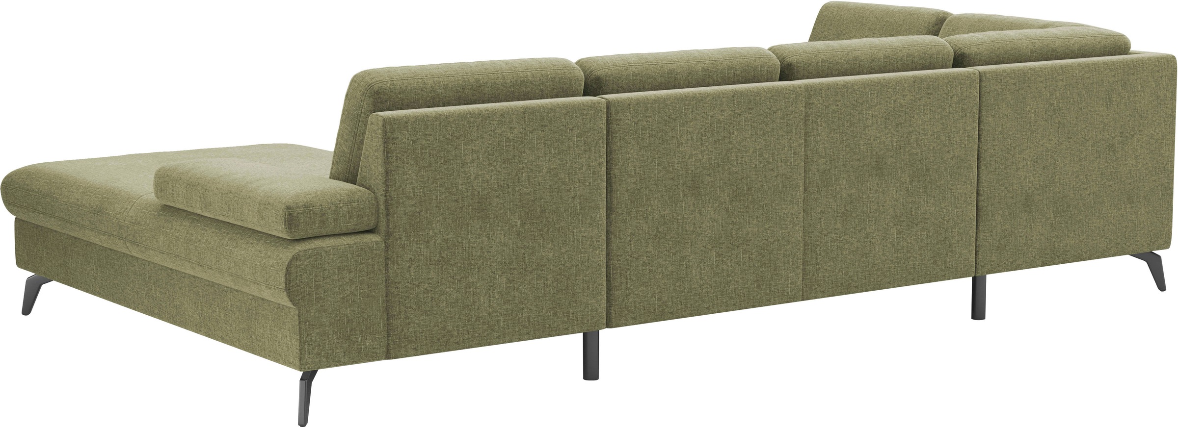 sit&more Wohnlandschaft »Morris Jubi U-Form, B: 300 cm«, mit Armteilfunktion & 1 Zierkissen, optional Bettfunktion