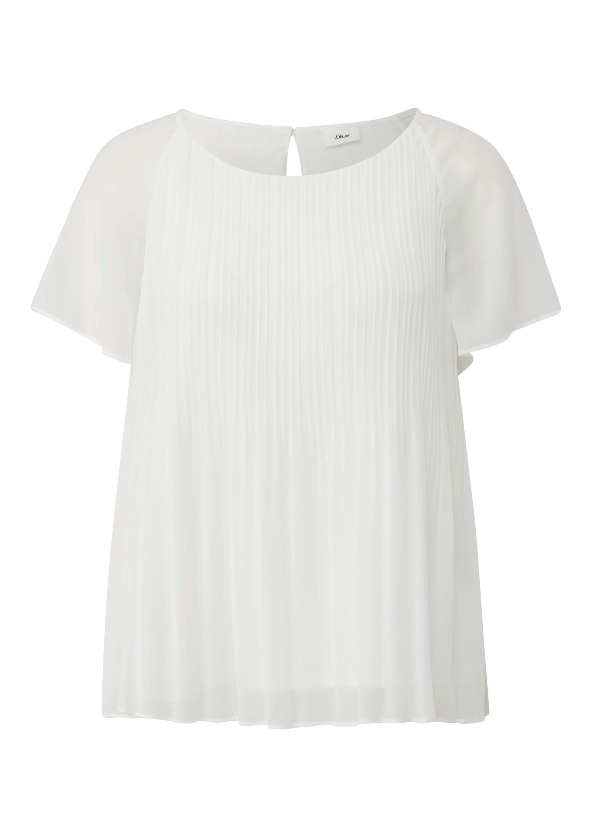 s.Oliver BLACK LABEL Kurzarmbluse, mit Struktur