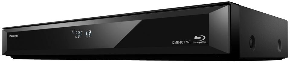 Panasonic Blu-ray-Rekorder »DMR-BST760/5«, 4k Ultra HD, Miracast (Wi-Fi Alliance)-WLAN-LAN (Ethernet), 4K Upscaling-DVB-S/S2 Tuner, 500 GB Festplatte, mit Twin HD DVB S Tuner